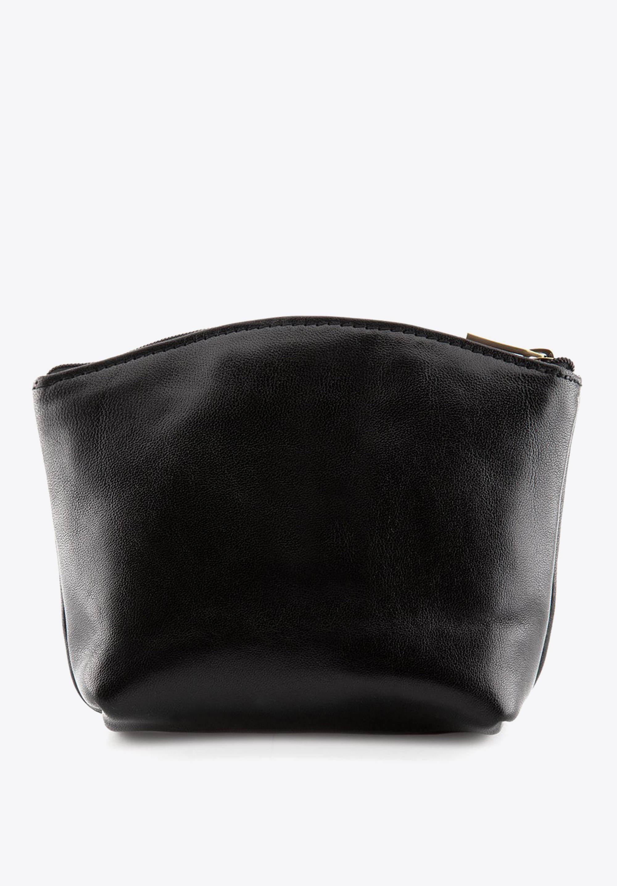 Kosmetyczka skórzana w kształcie łódki