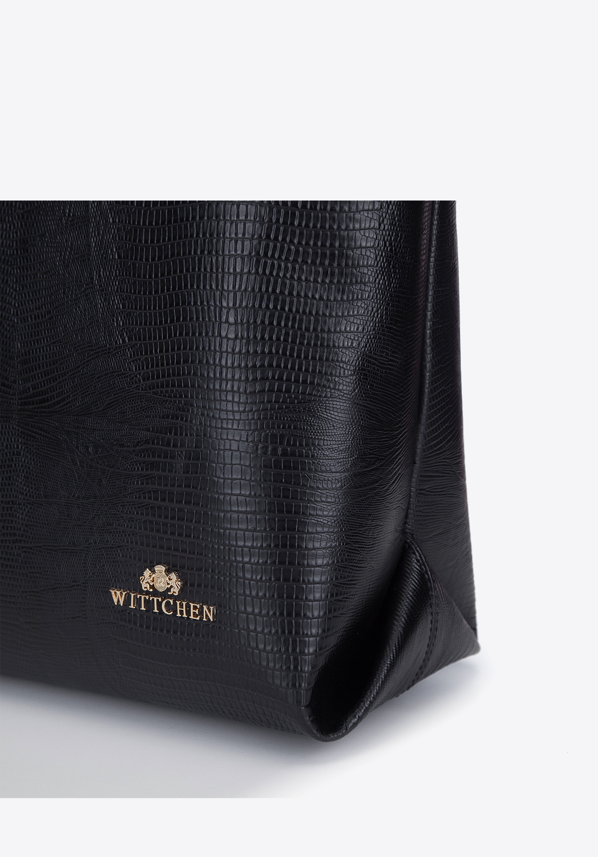 Kuferek ze skóry lizard XL