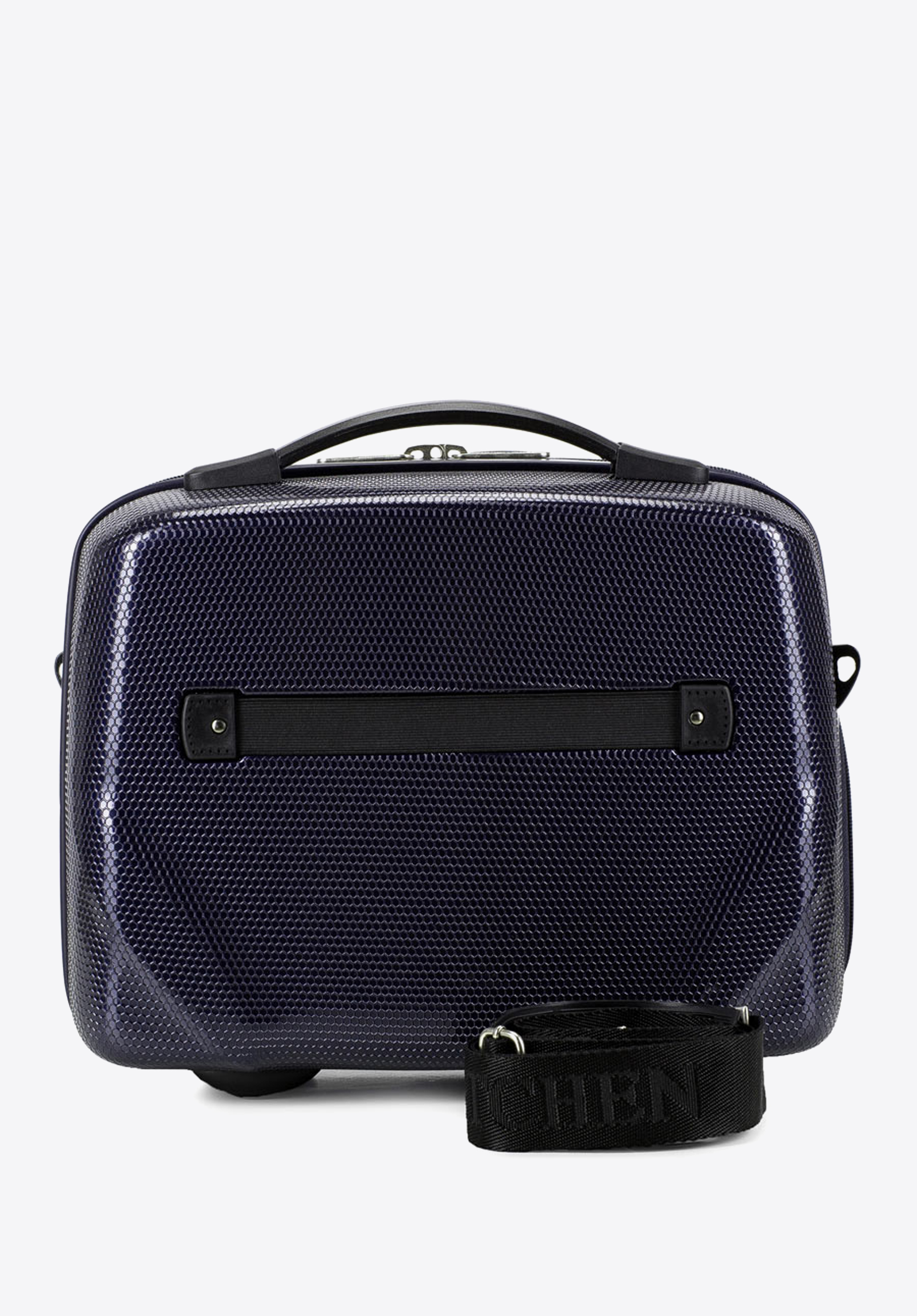 Kosmetyczka podróżna z polikarbonu jednokolorowa