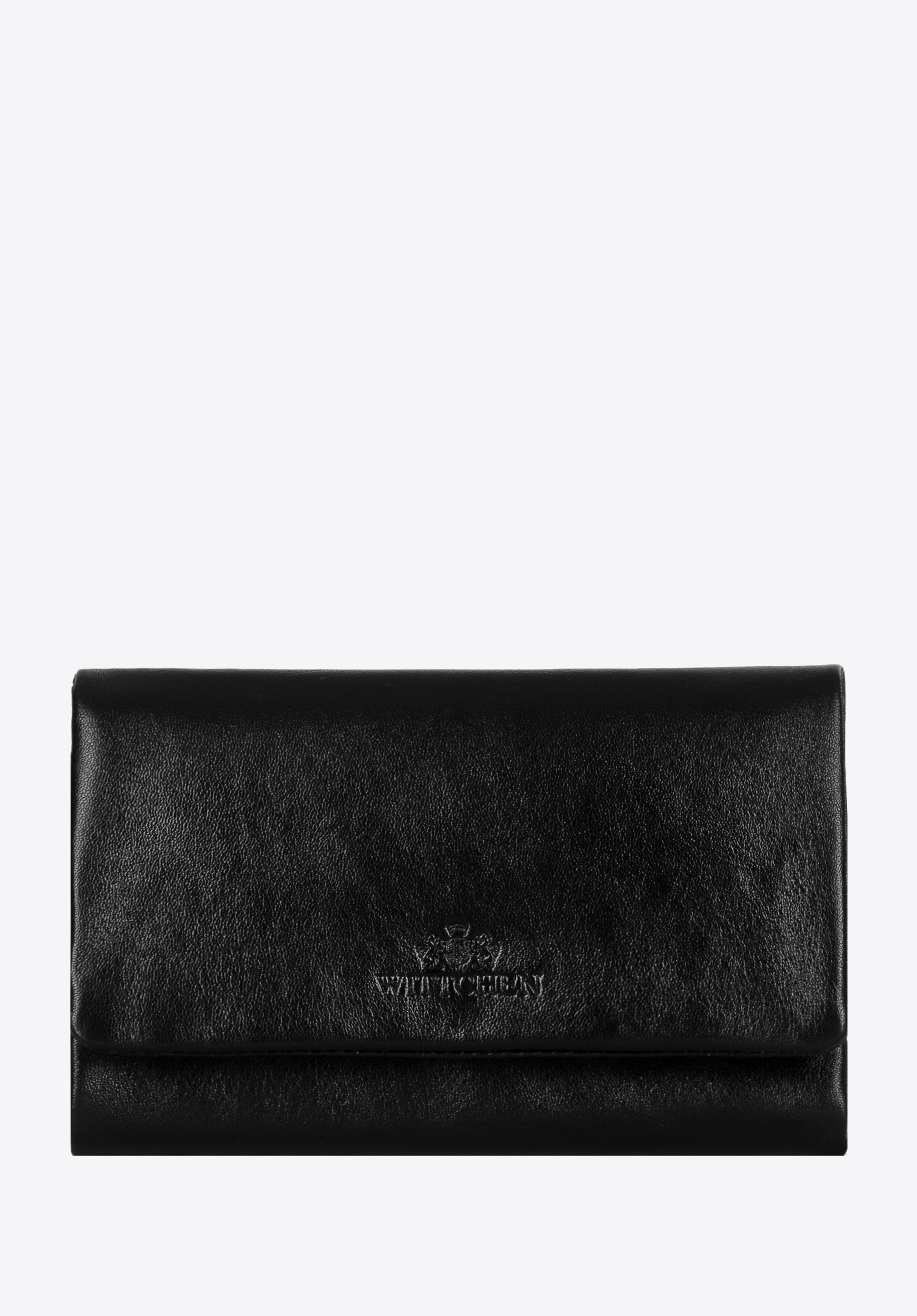 Damski portfel ze skóry prosty