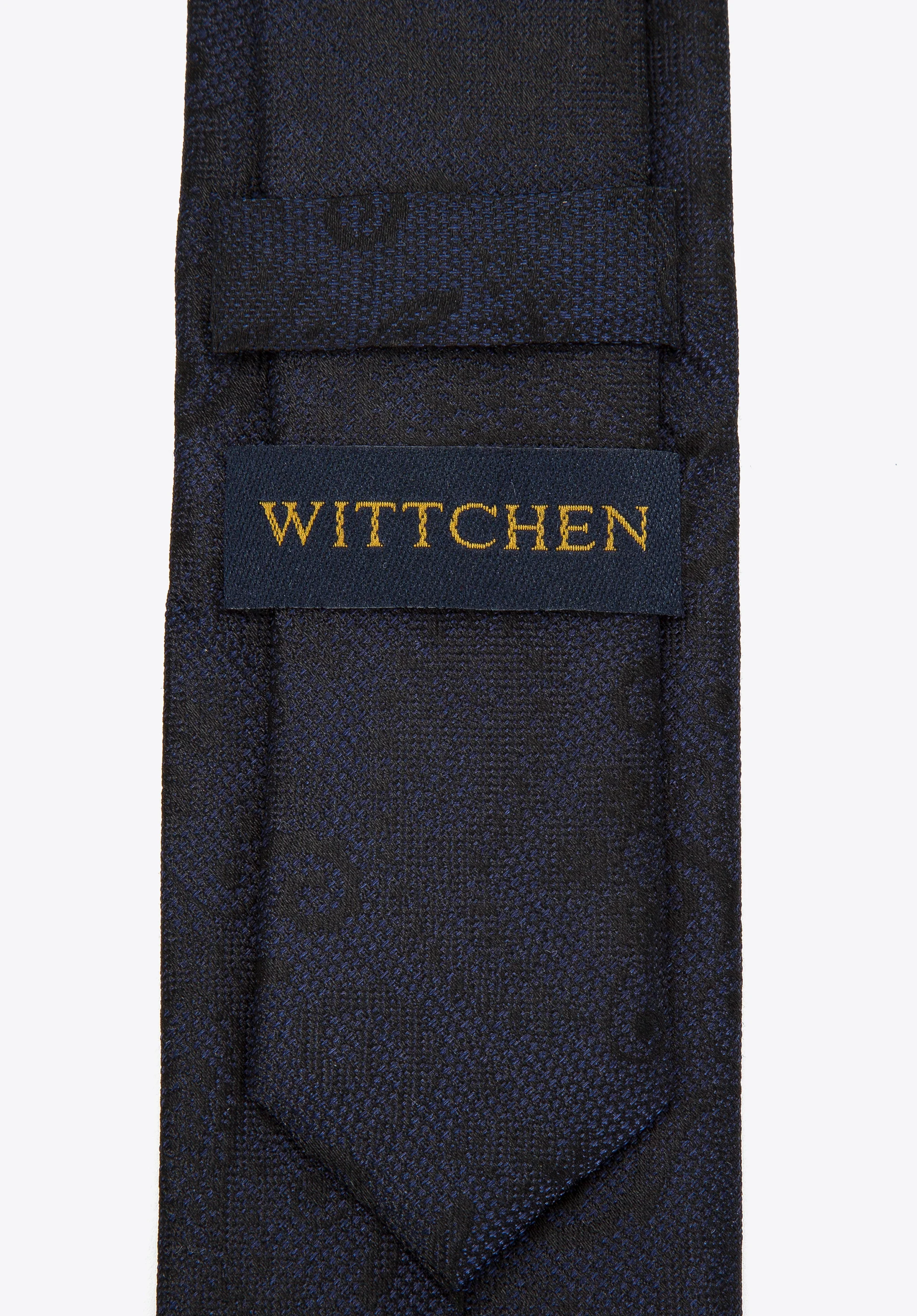 Krawat jedwabny wzorzysty