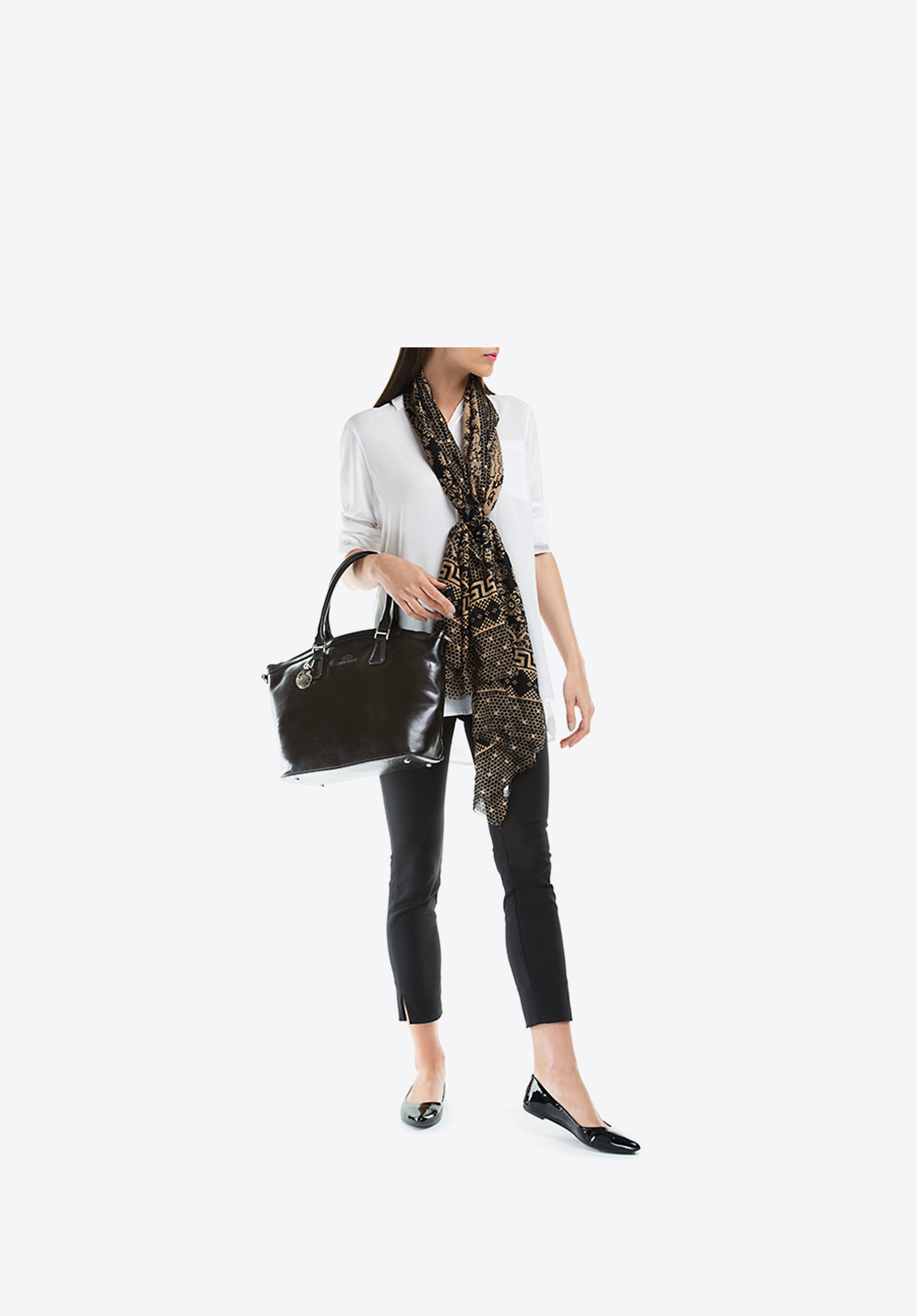 Torebka shopperka skórzana elegancka