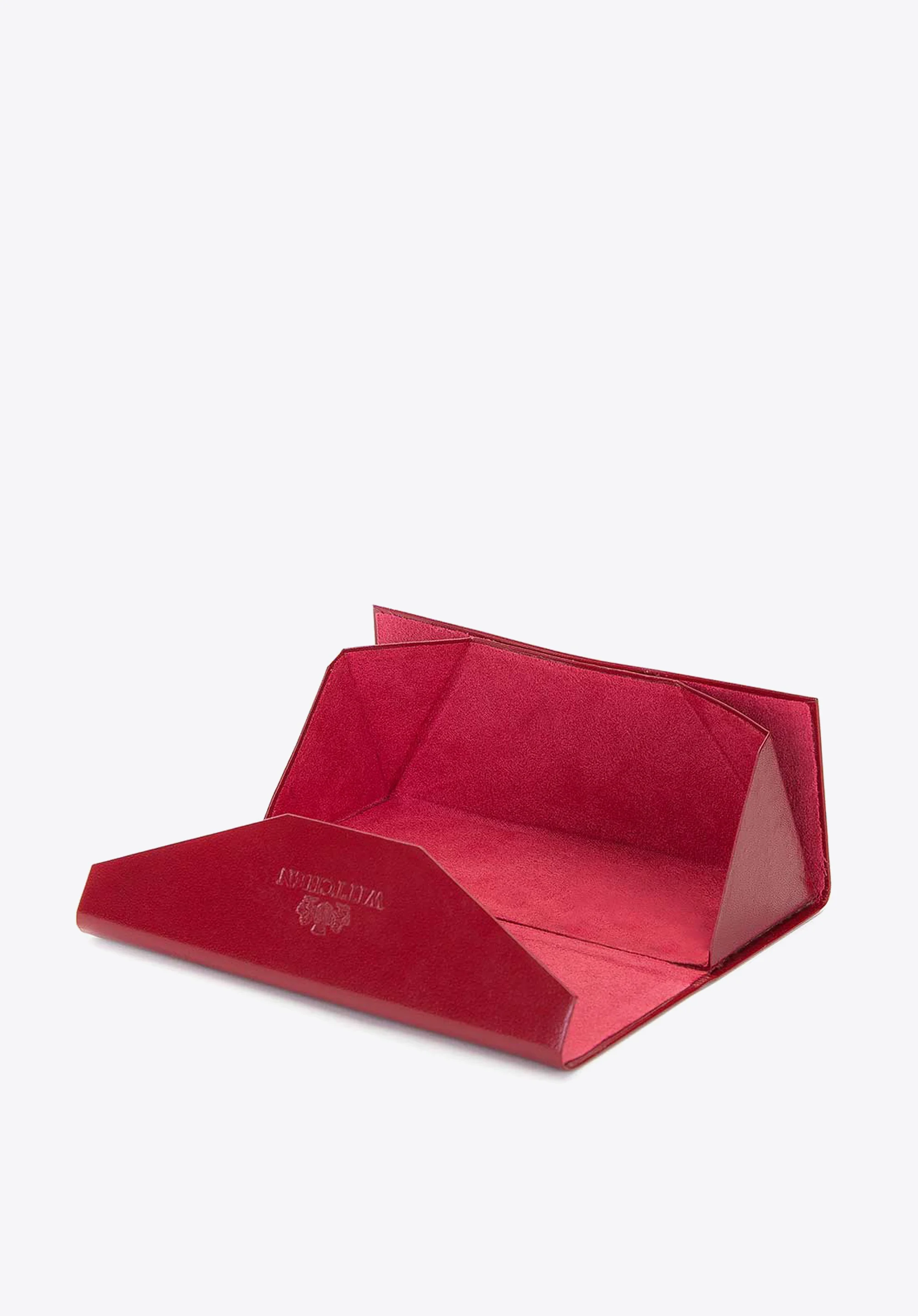 Etui na okulary skórzane składane