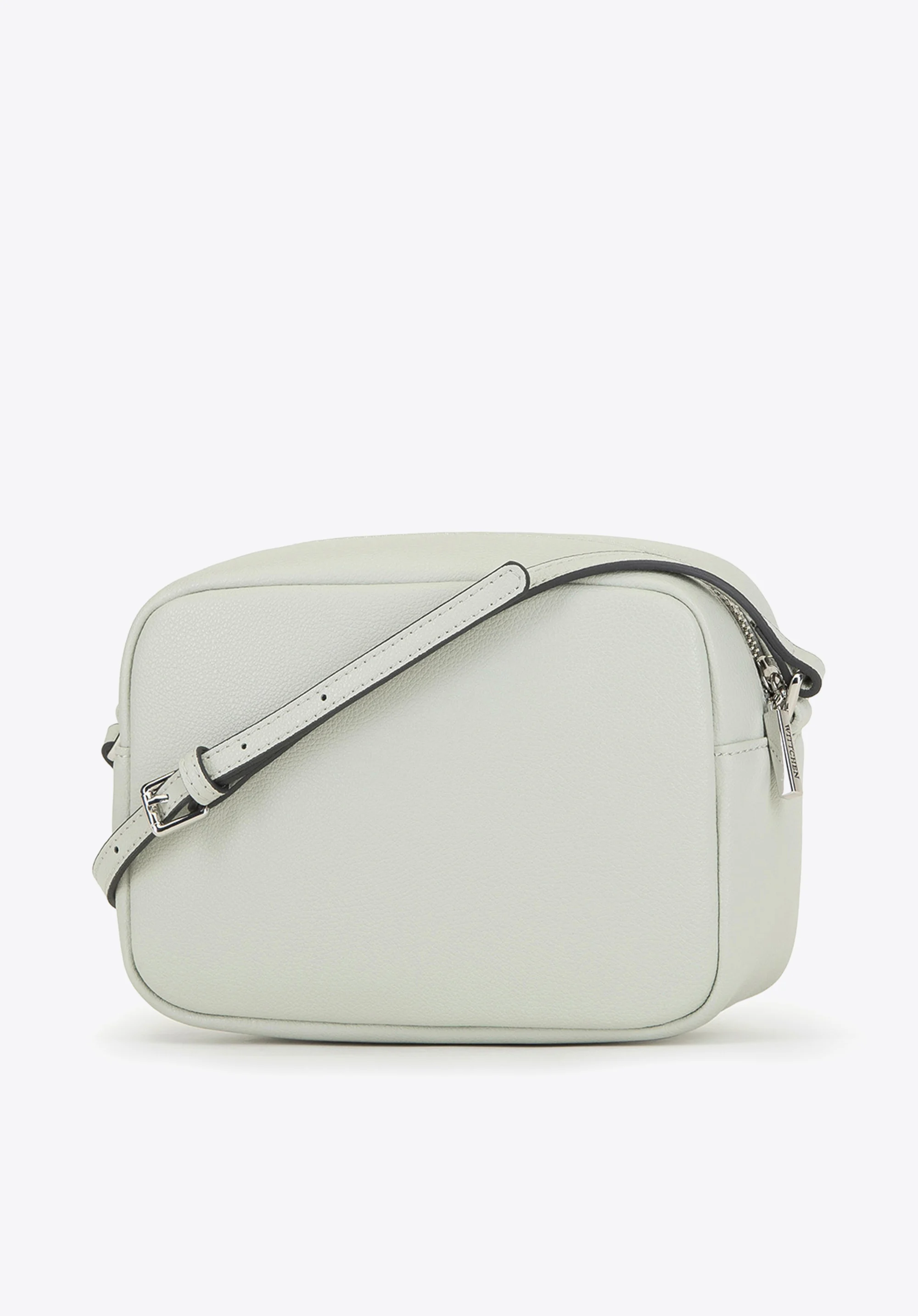 Damska listonoszka skórzana w zygzaki