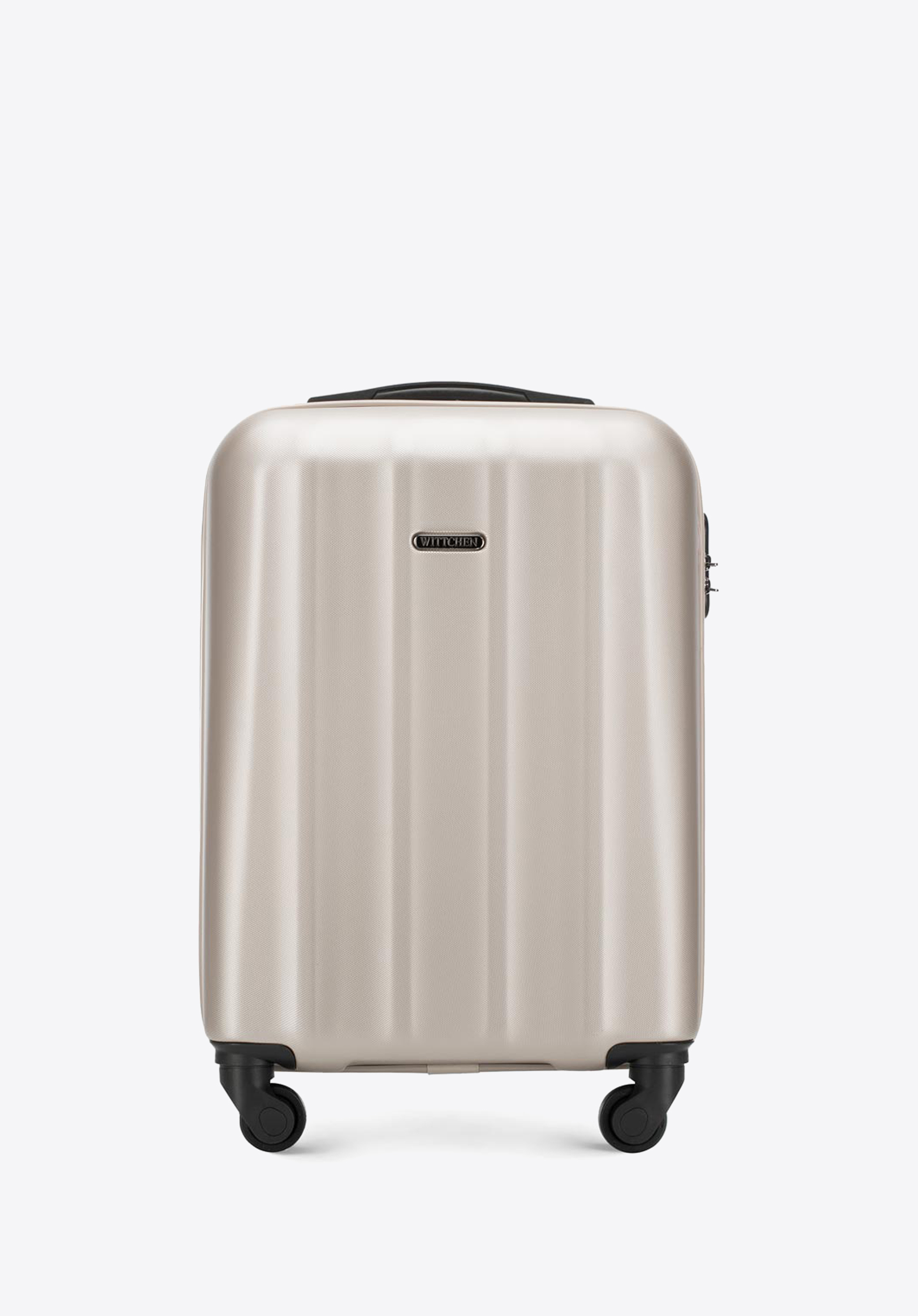 Walizka kabinowa z polikarbonu fakturowana