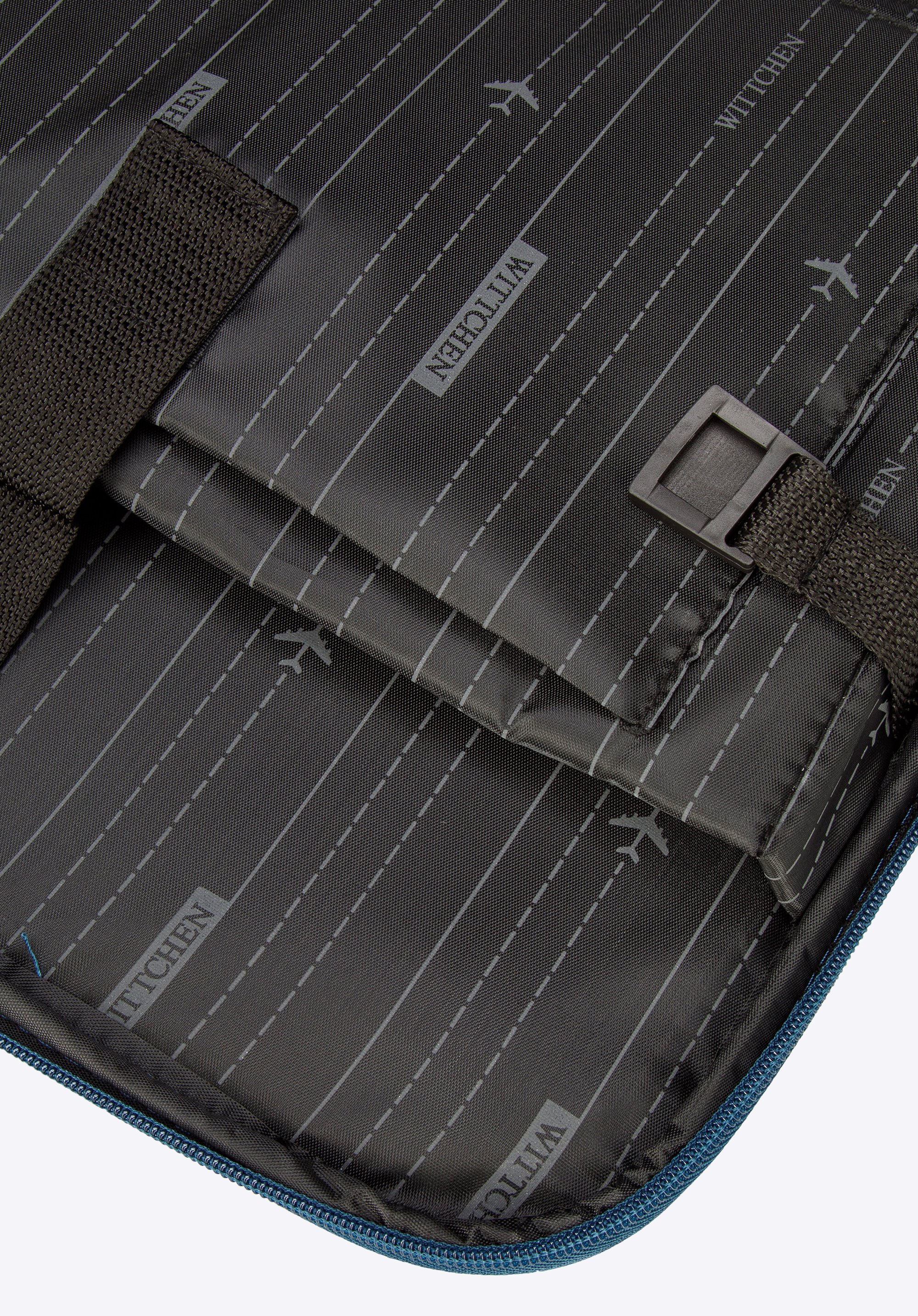 Neseser z kolorowym suwakiem