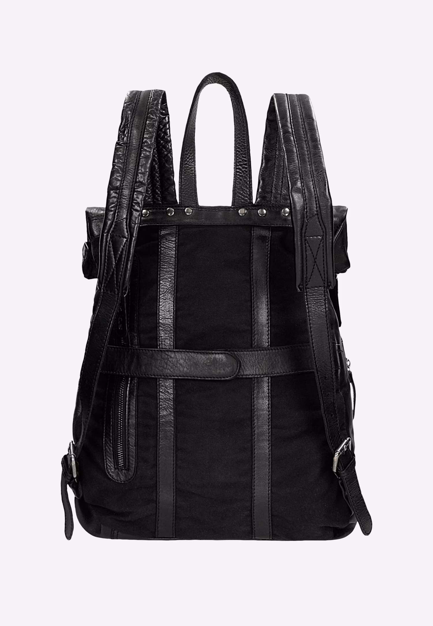 Ciemnobrązowy miejski plecak męski