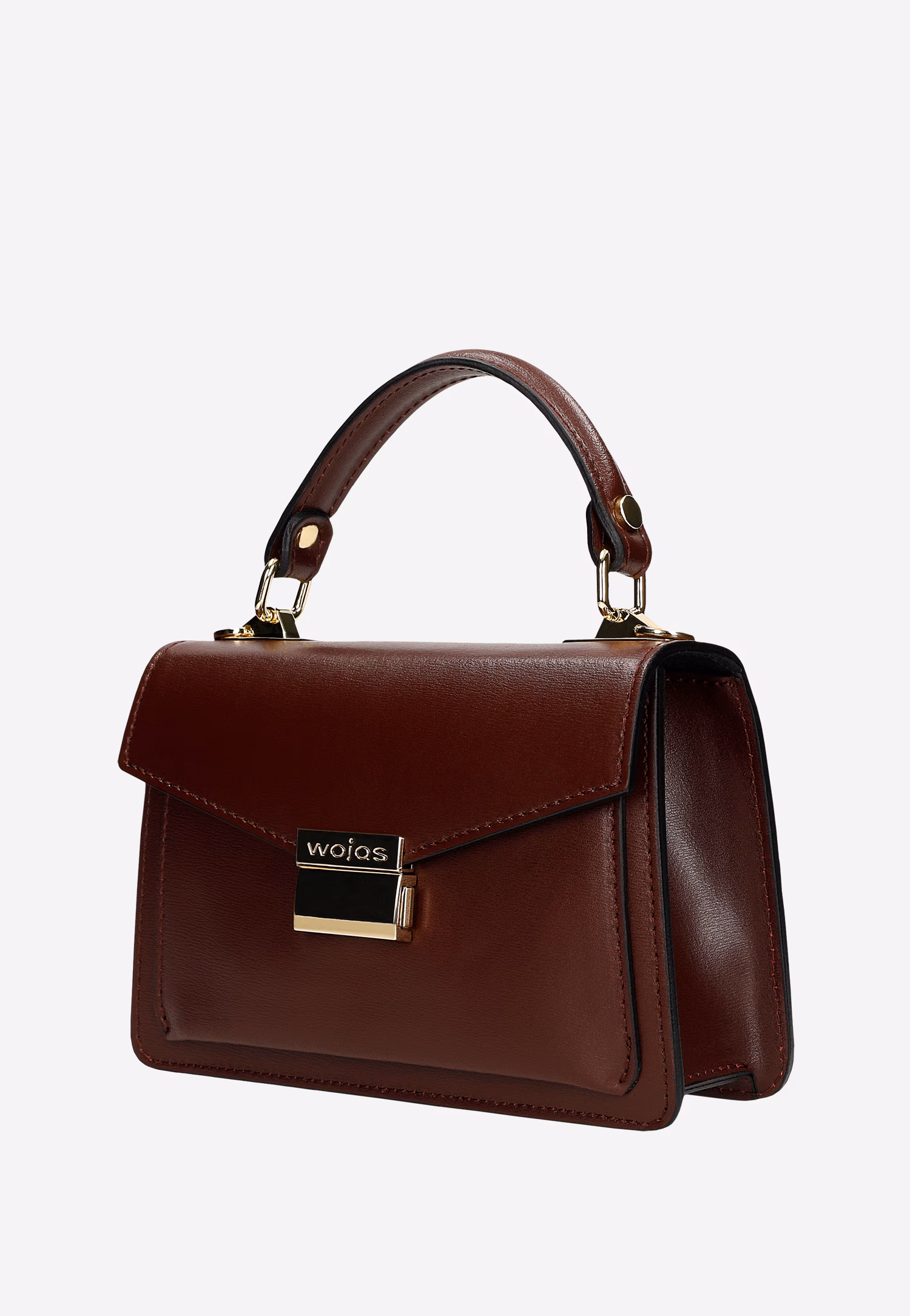 Czarna torebka damska z gładkiej skóry licowej