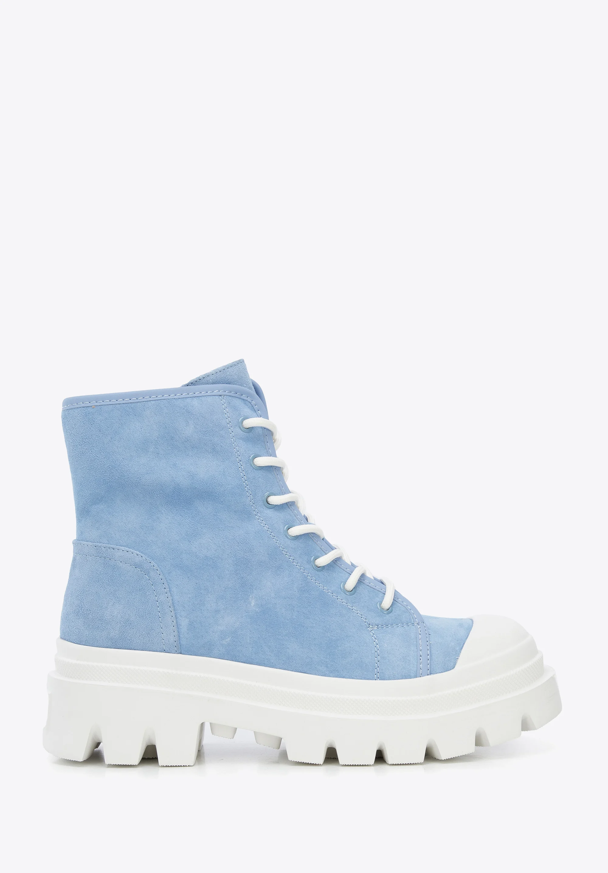 Damskie trapery z nubuku