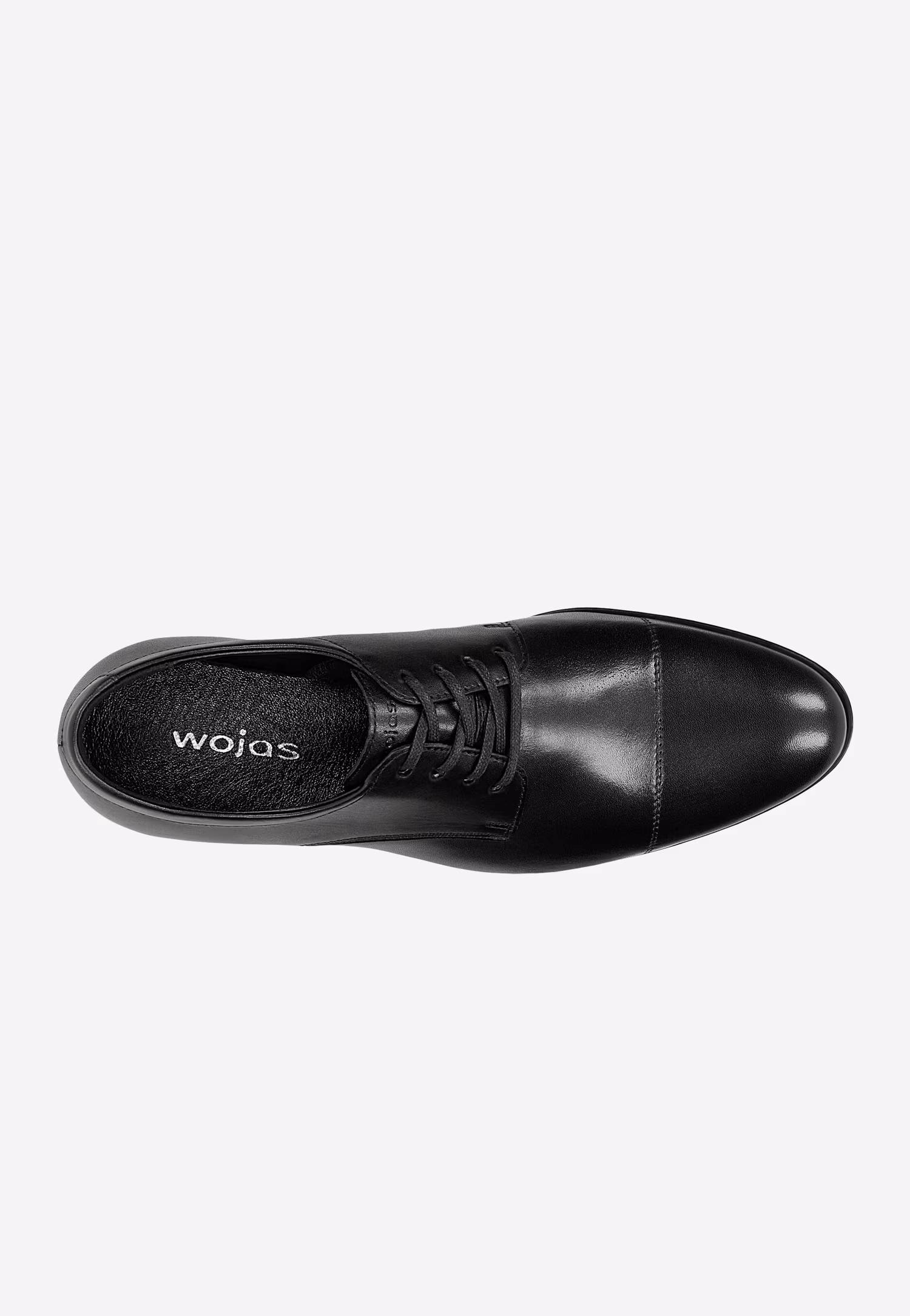 Czarne męskie półbuty