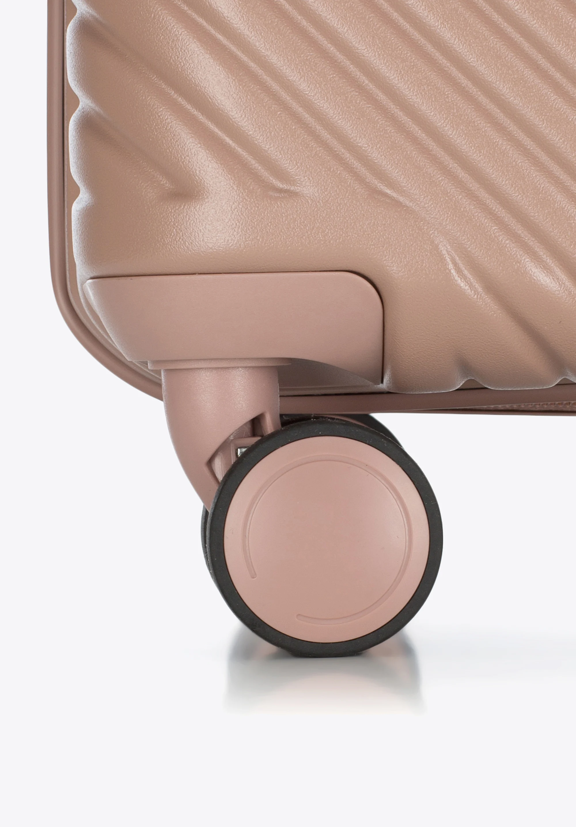 Walizka kabinowa z polikarbonu w paseczki