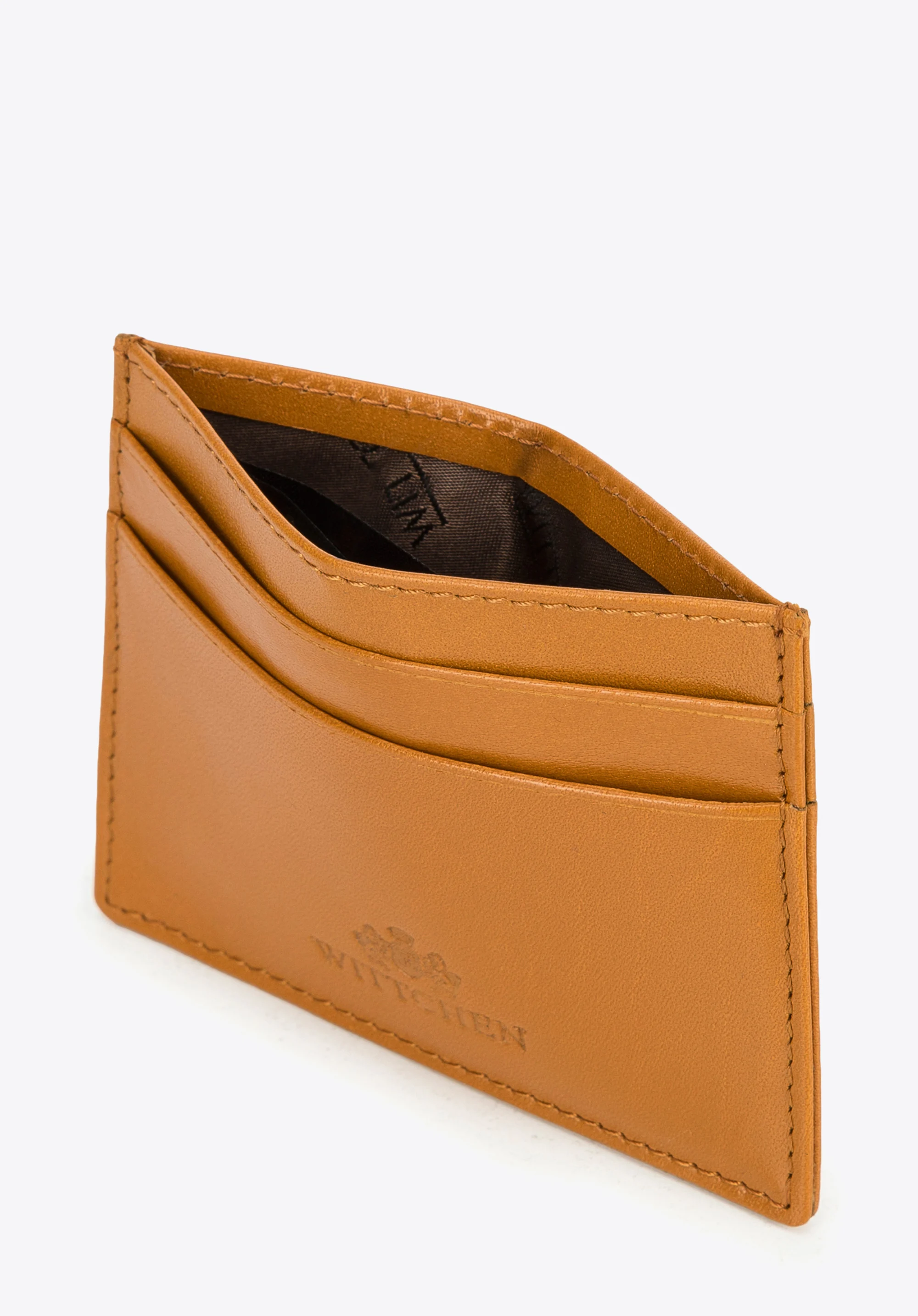 Etui na karty kredytowe z gładkiej skóry