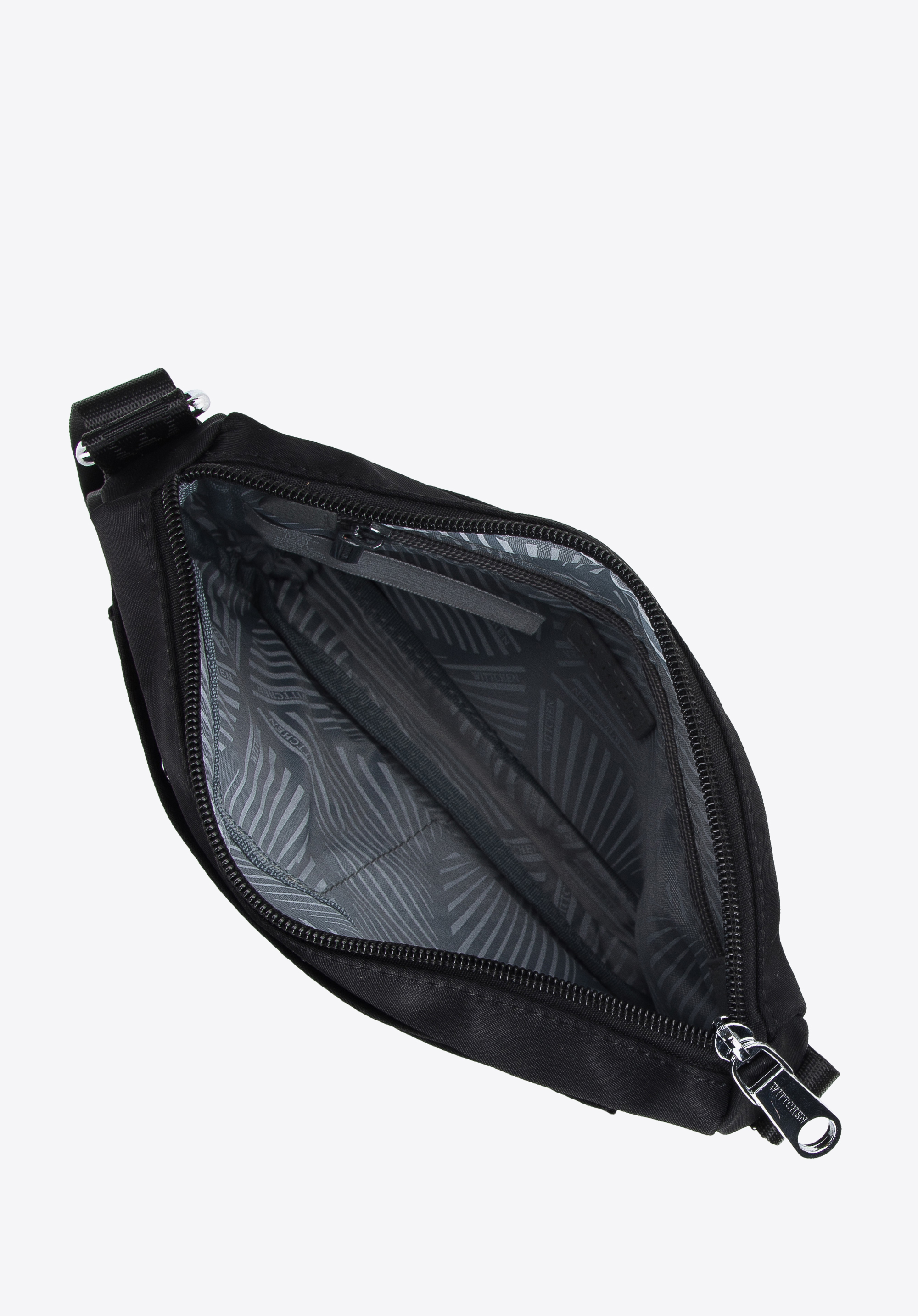 Damska listonoszka z nylonu z krytą kieszenią