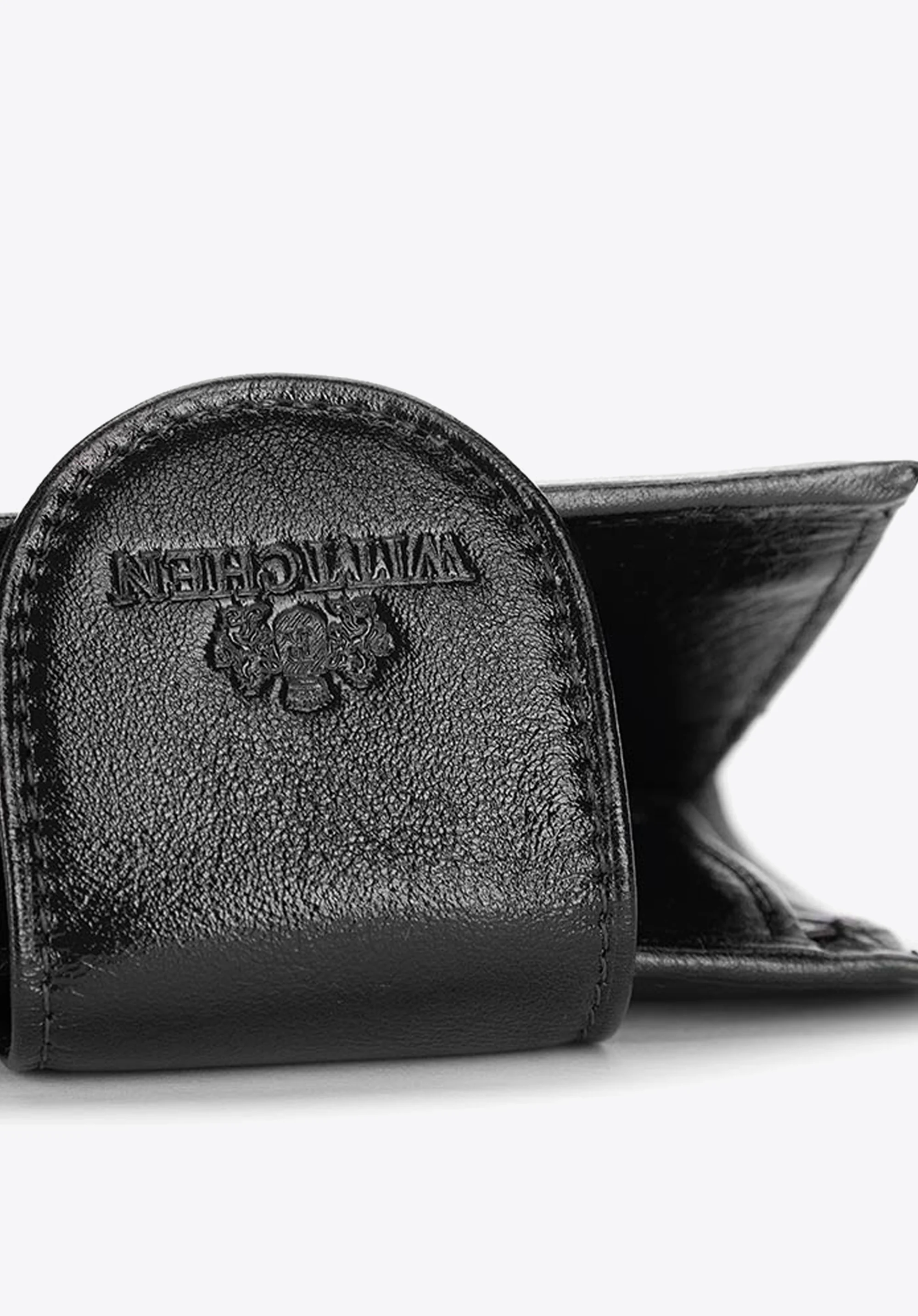 Damski portfel skórzany z elegancką napą