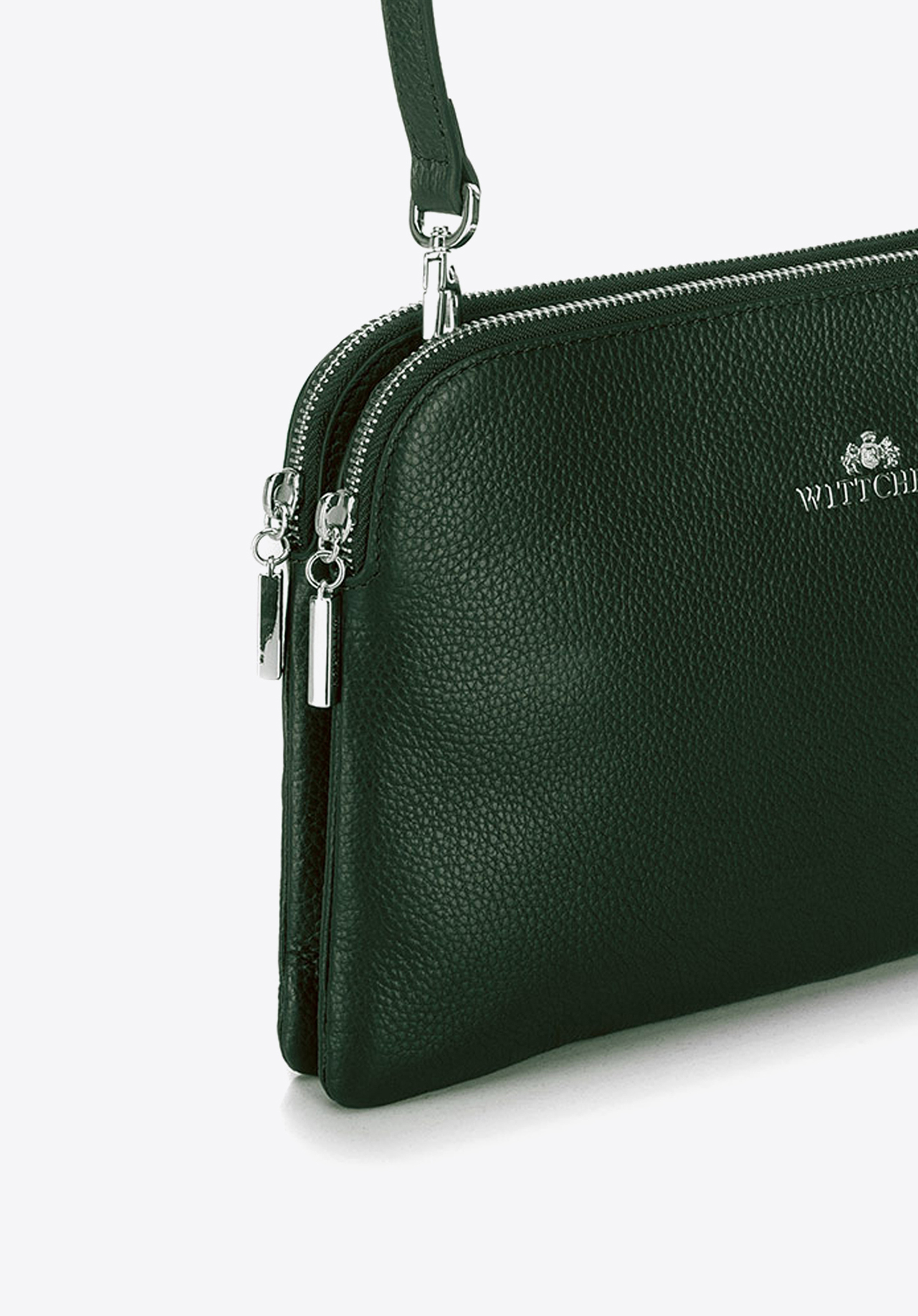 Damska listonoszka ze skóry trapezowa mała