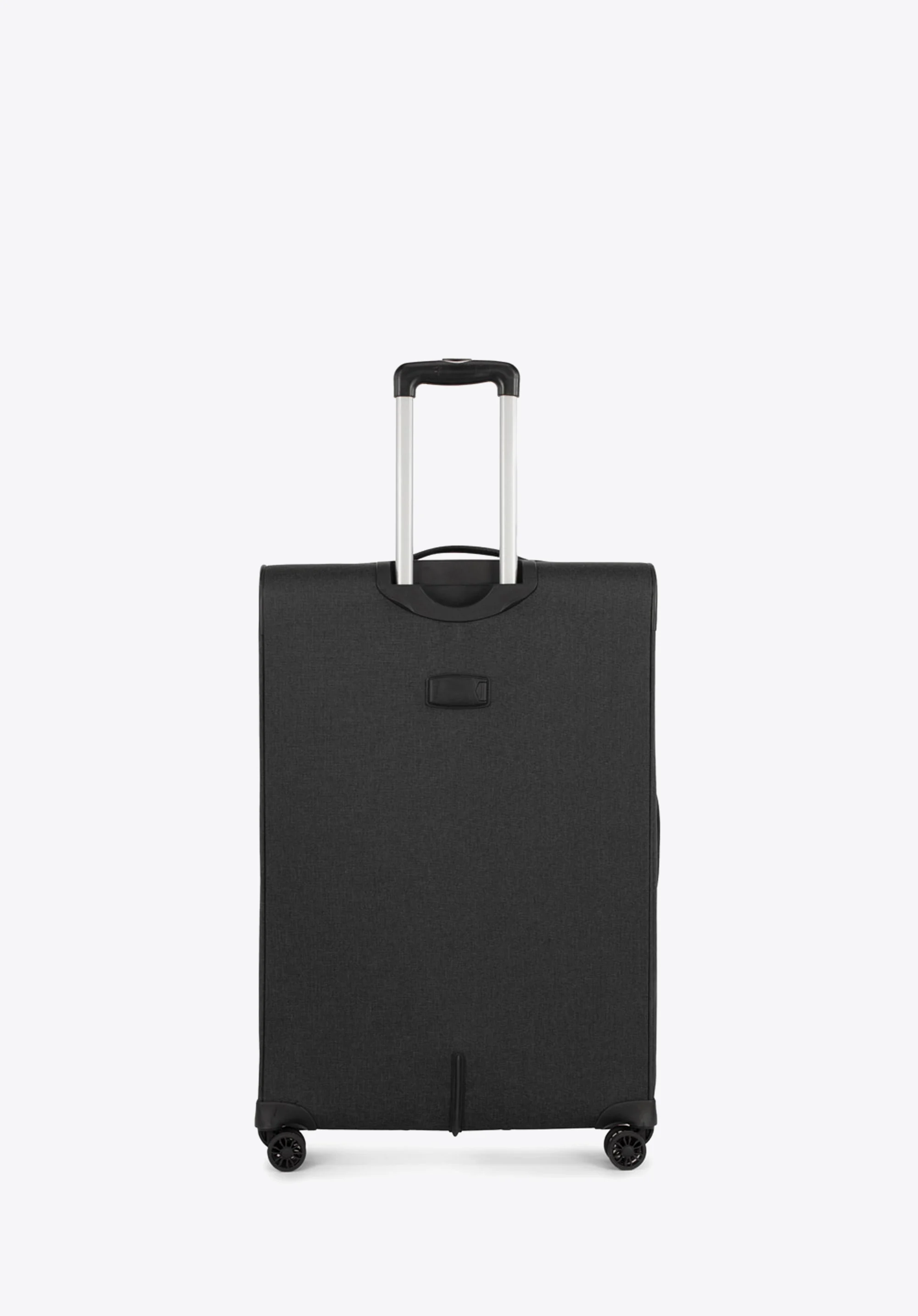 Średnia walizka z kolorowym suwakiem