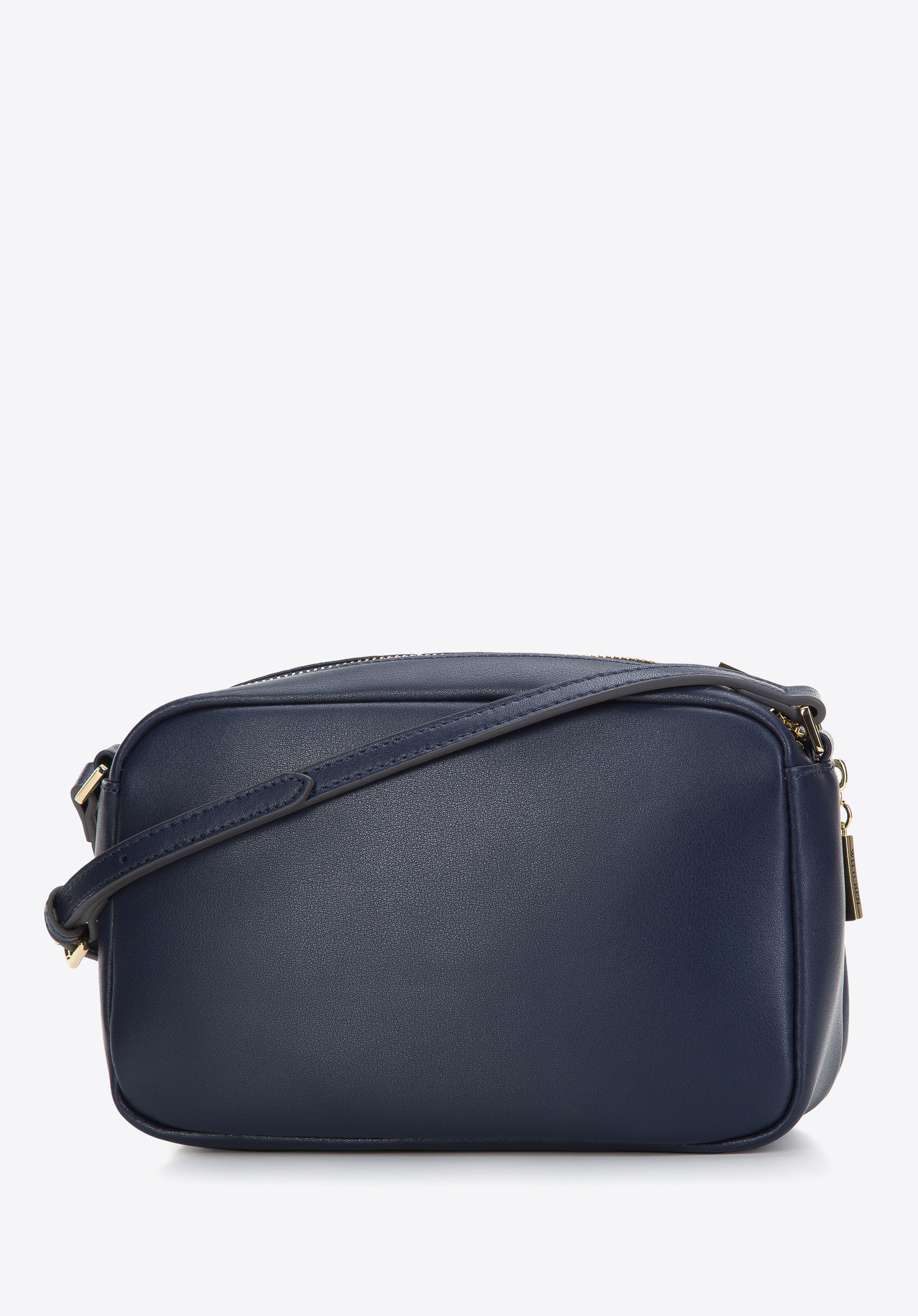 Damska listonoszka z pikowanej skóry dwukomorowa