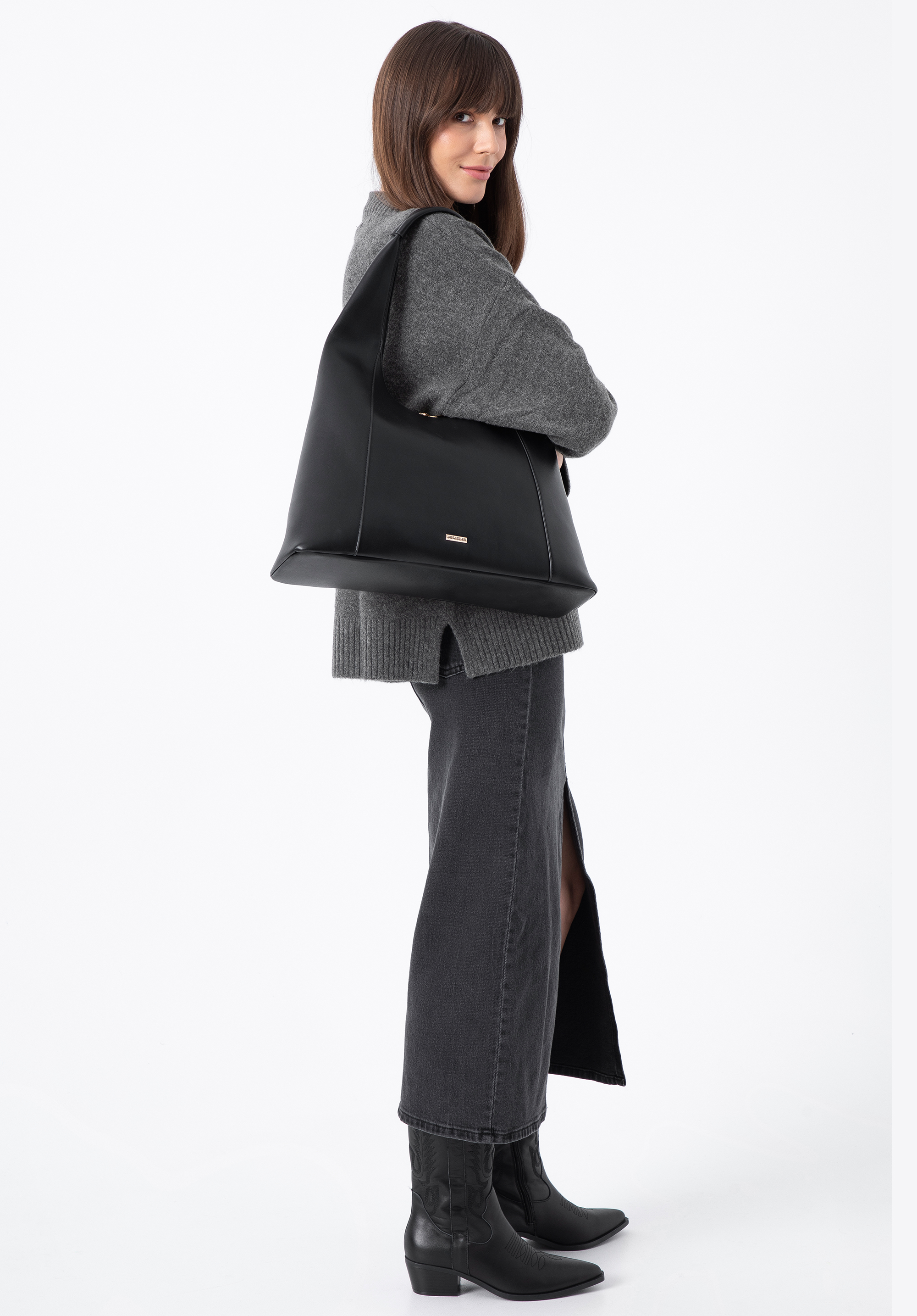 Torebka worek trapezowa z rączką