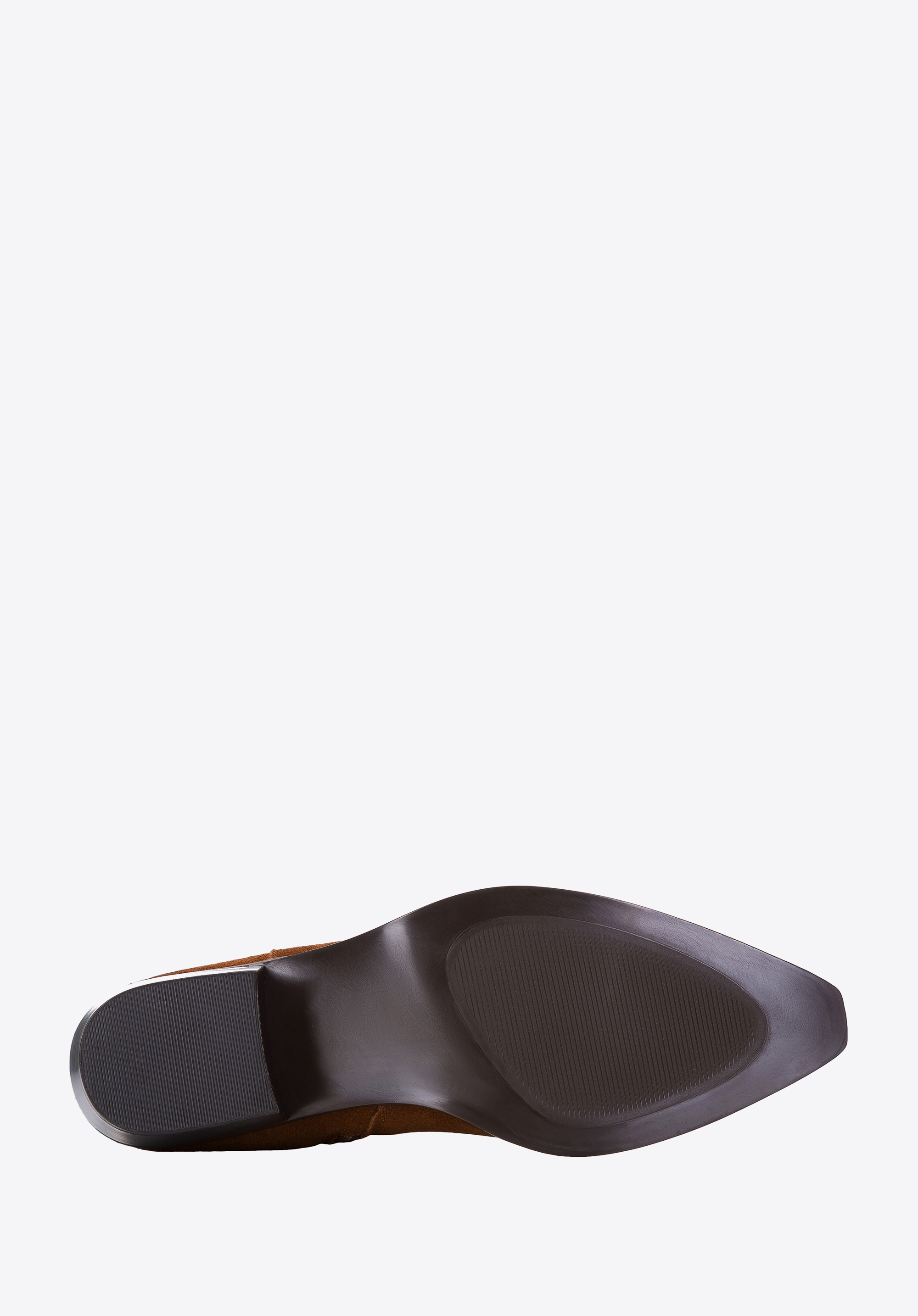 Damskie kowbojki zamszowe z haftem wysokie