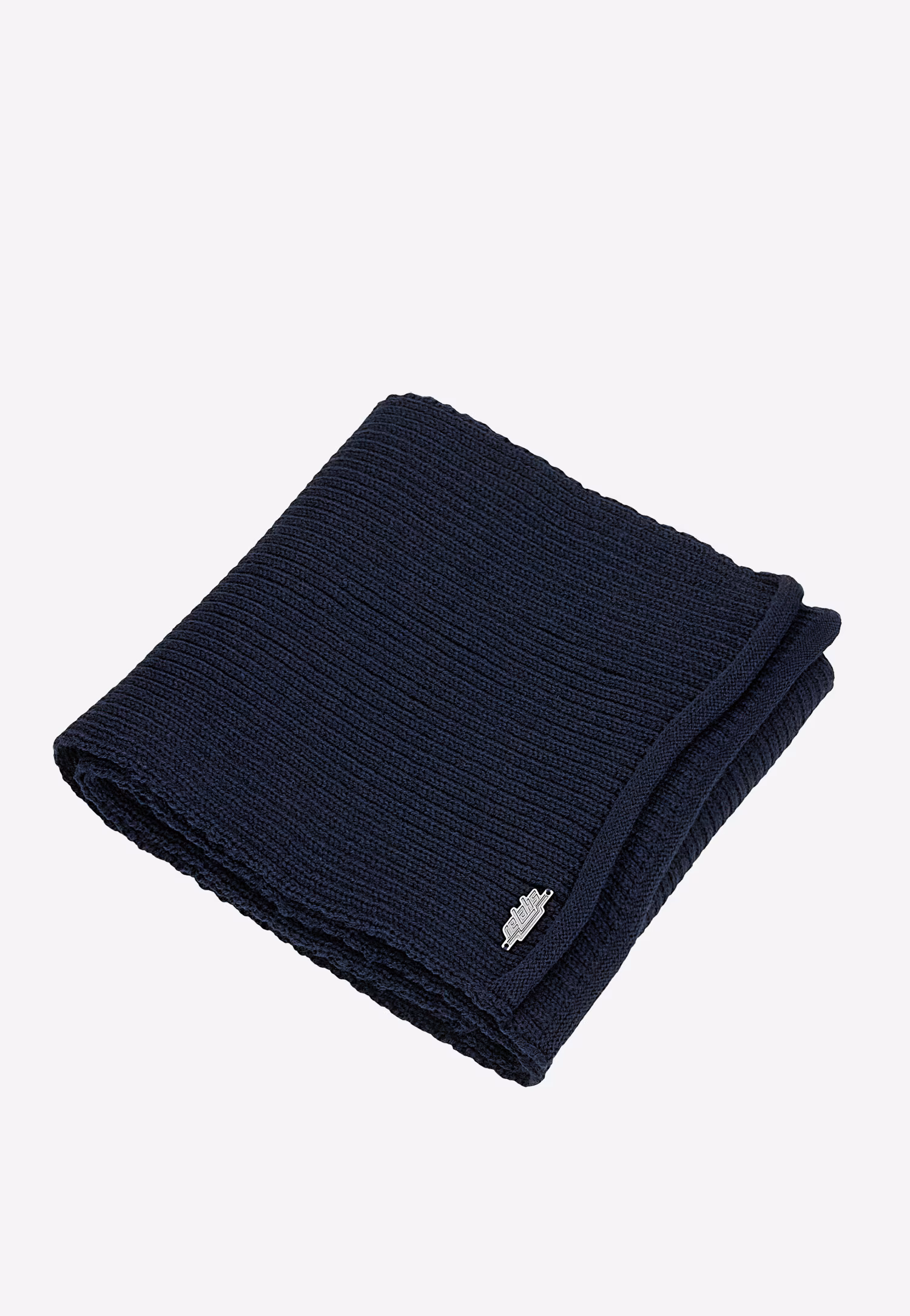 Granatowy zestaw RELAKS czapka + szalik