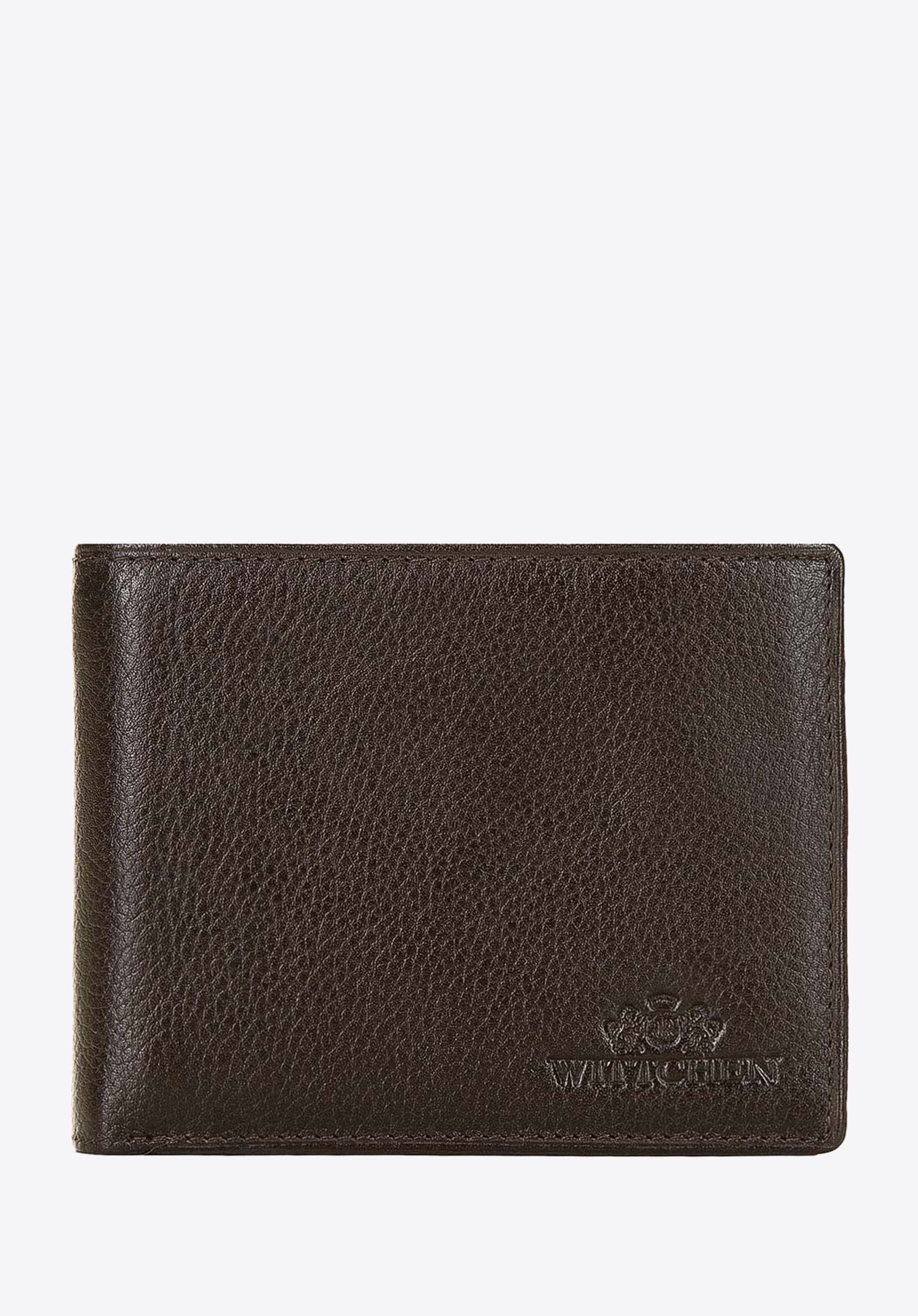 Męski portfel skórzany z wykładanym panelem