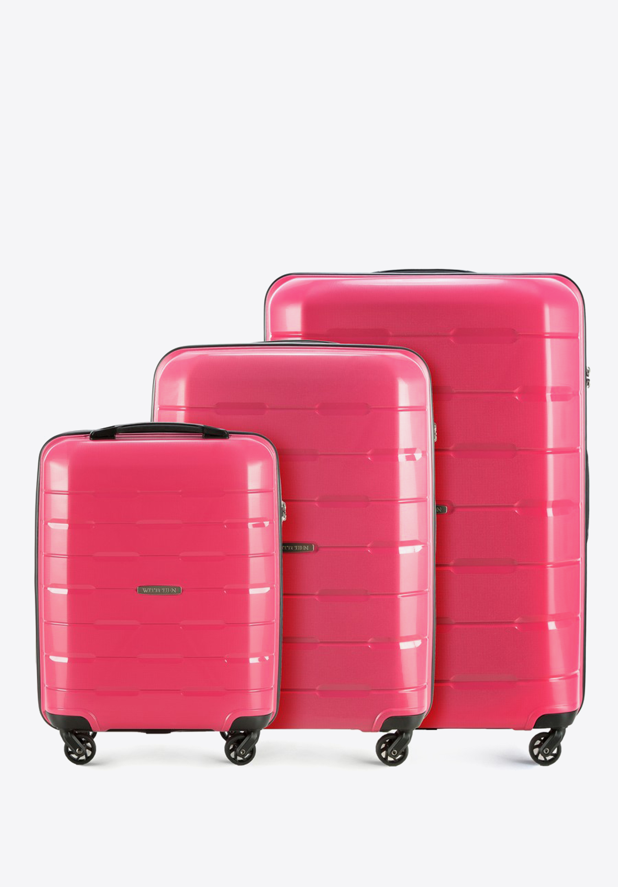 Walizka kabinowa z polipropylenu żłobiona