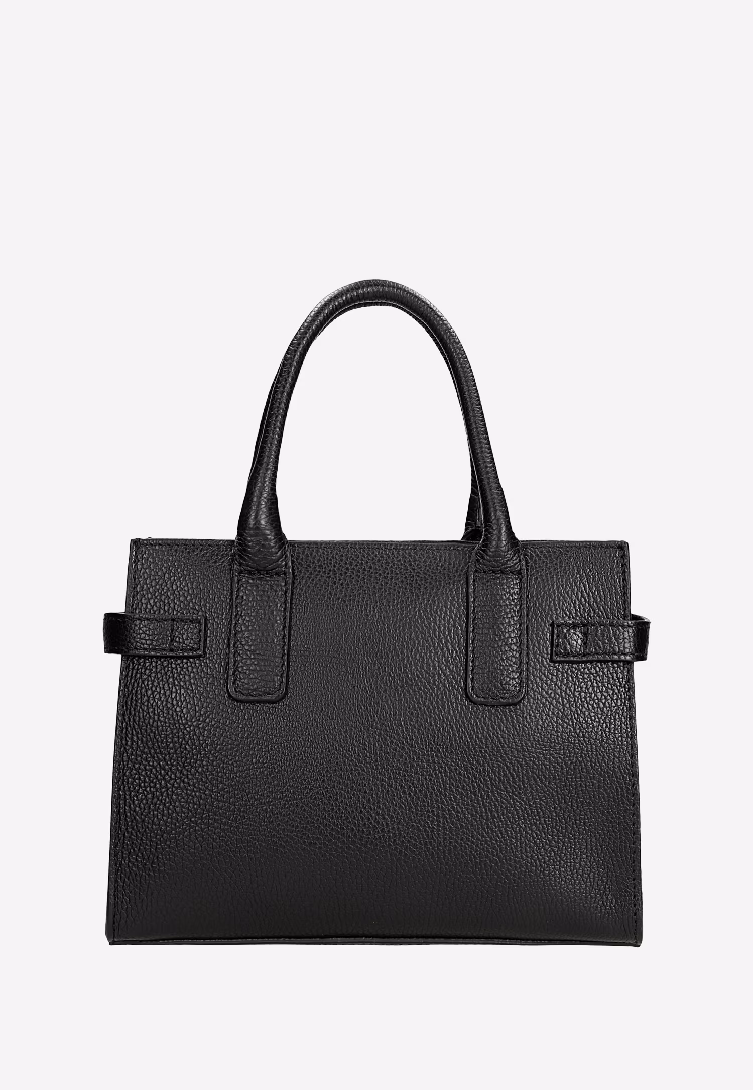 Czarna torebka damska typu kuferek