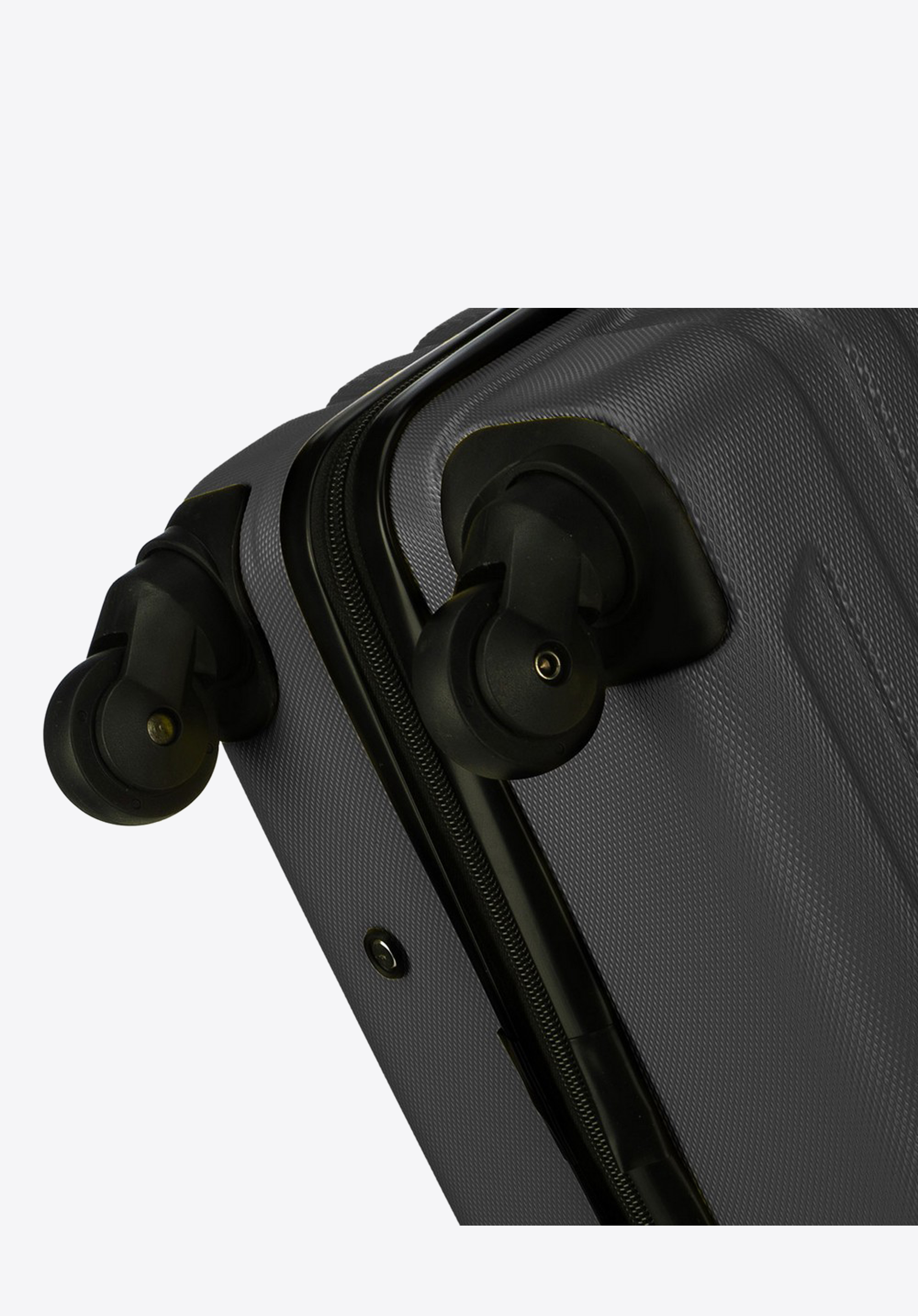 Walizka kabinowa z ABS-u w geometryczny deseń