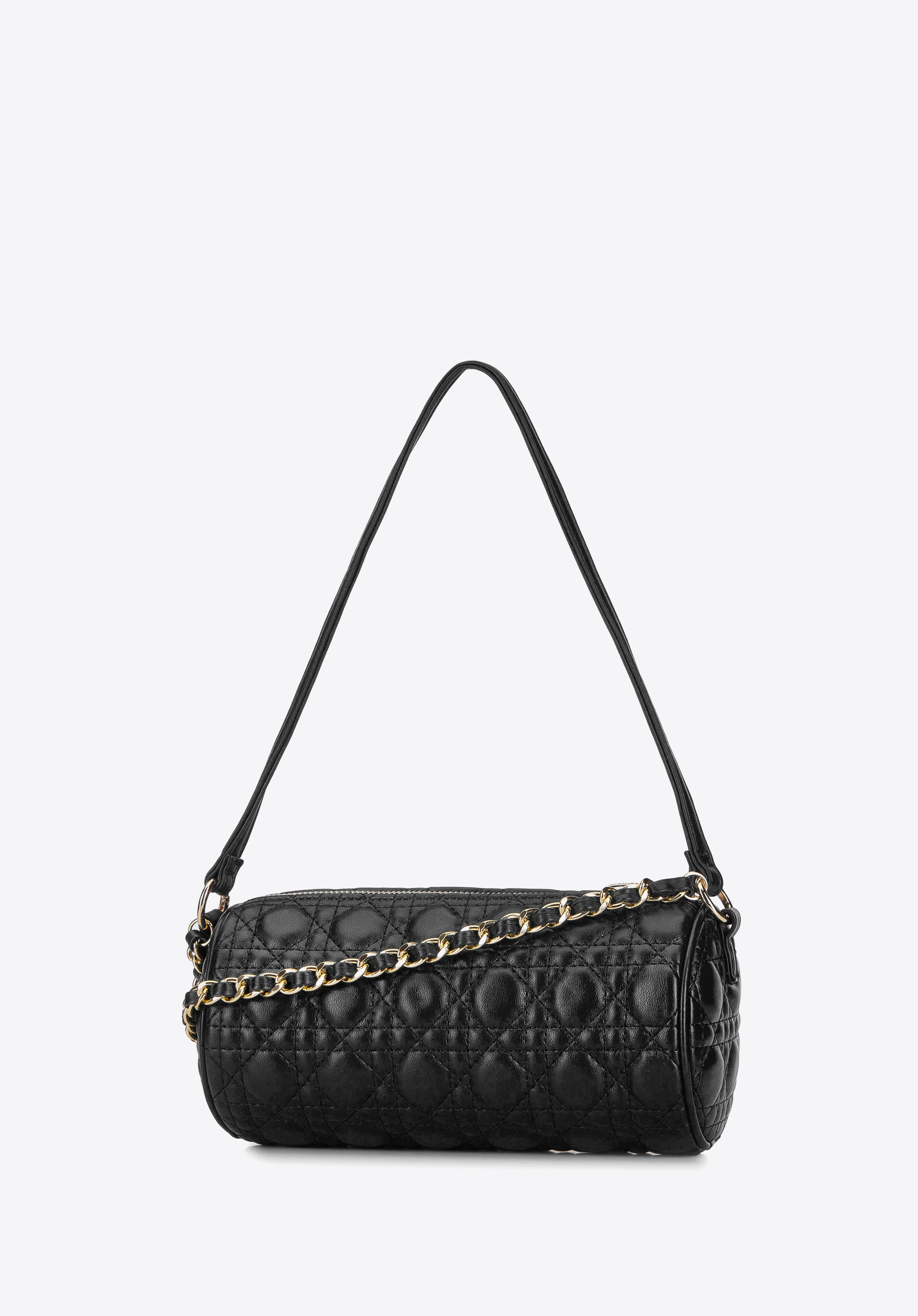 Torebka wieczorowa z geometrycznym pikowaniem