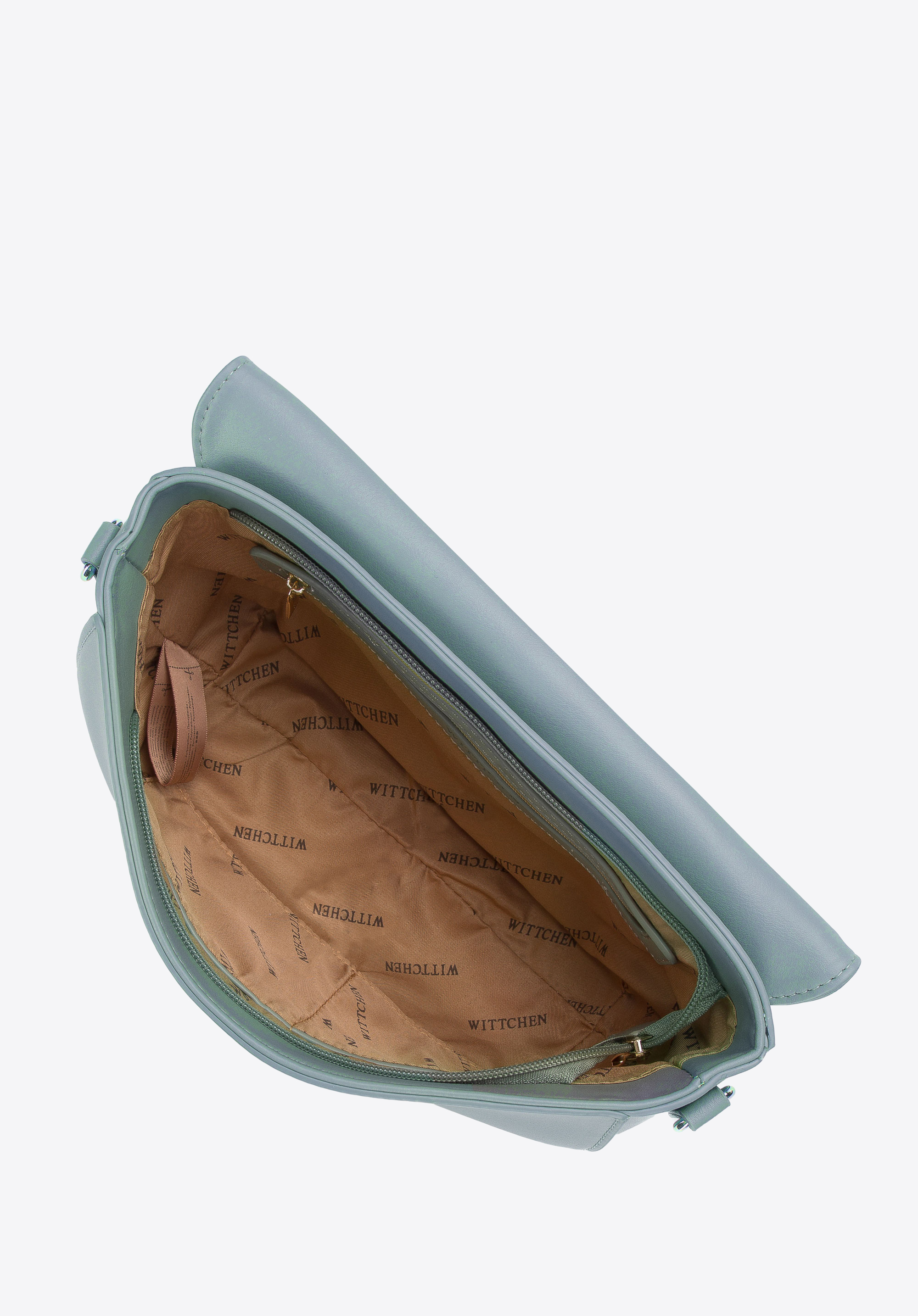 Torebka półksiężyc z plecionką