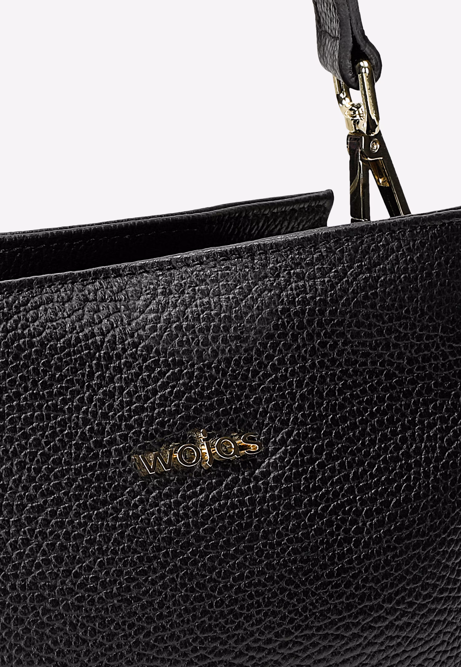 Ciemnobrązowa skórzana torebka damska na ramię