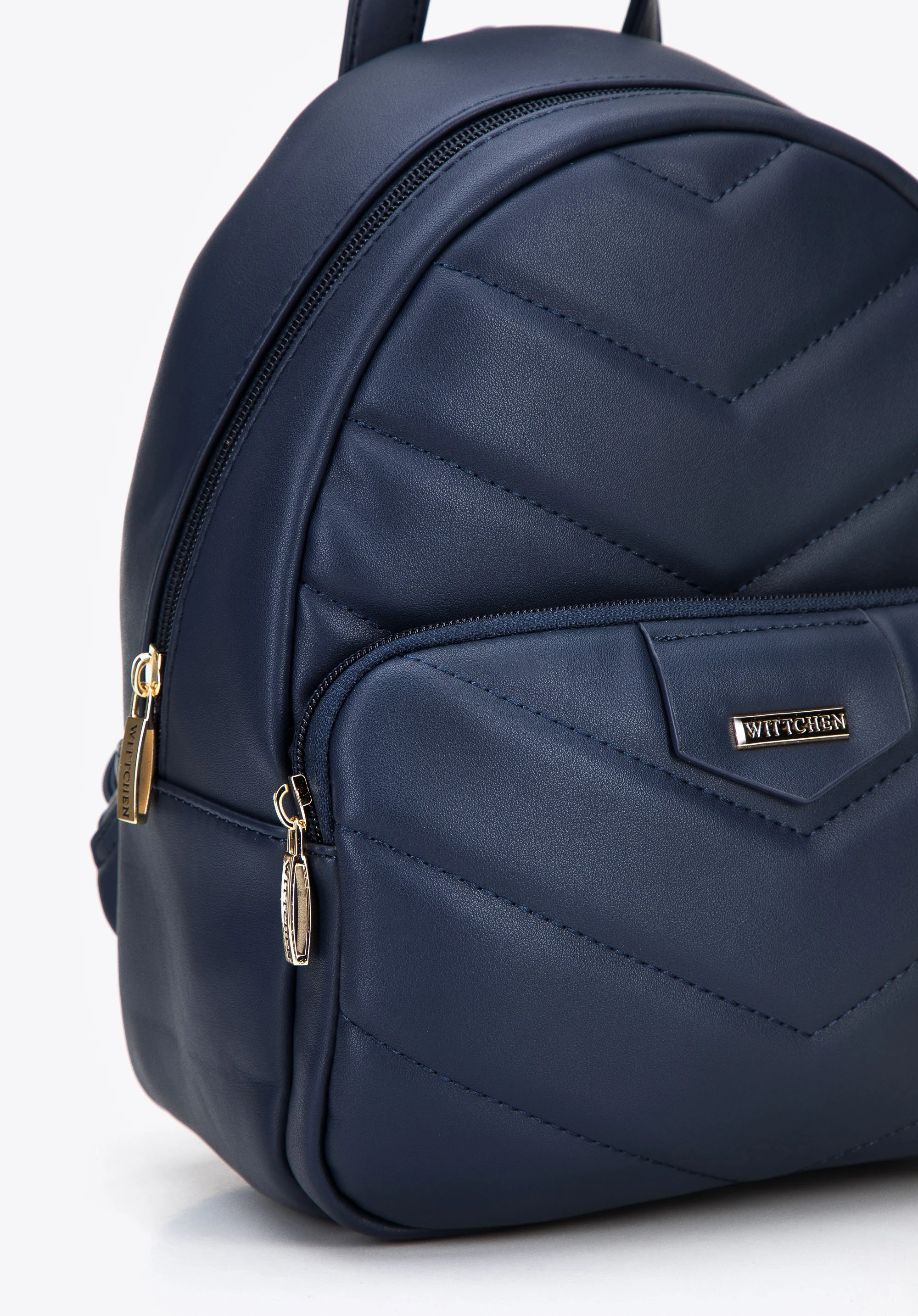 Damski plecak z miękkiej ekoskóry pikowany