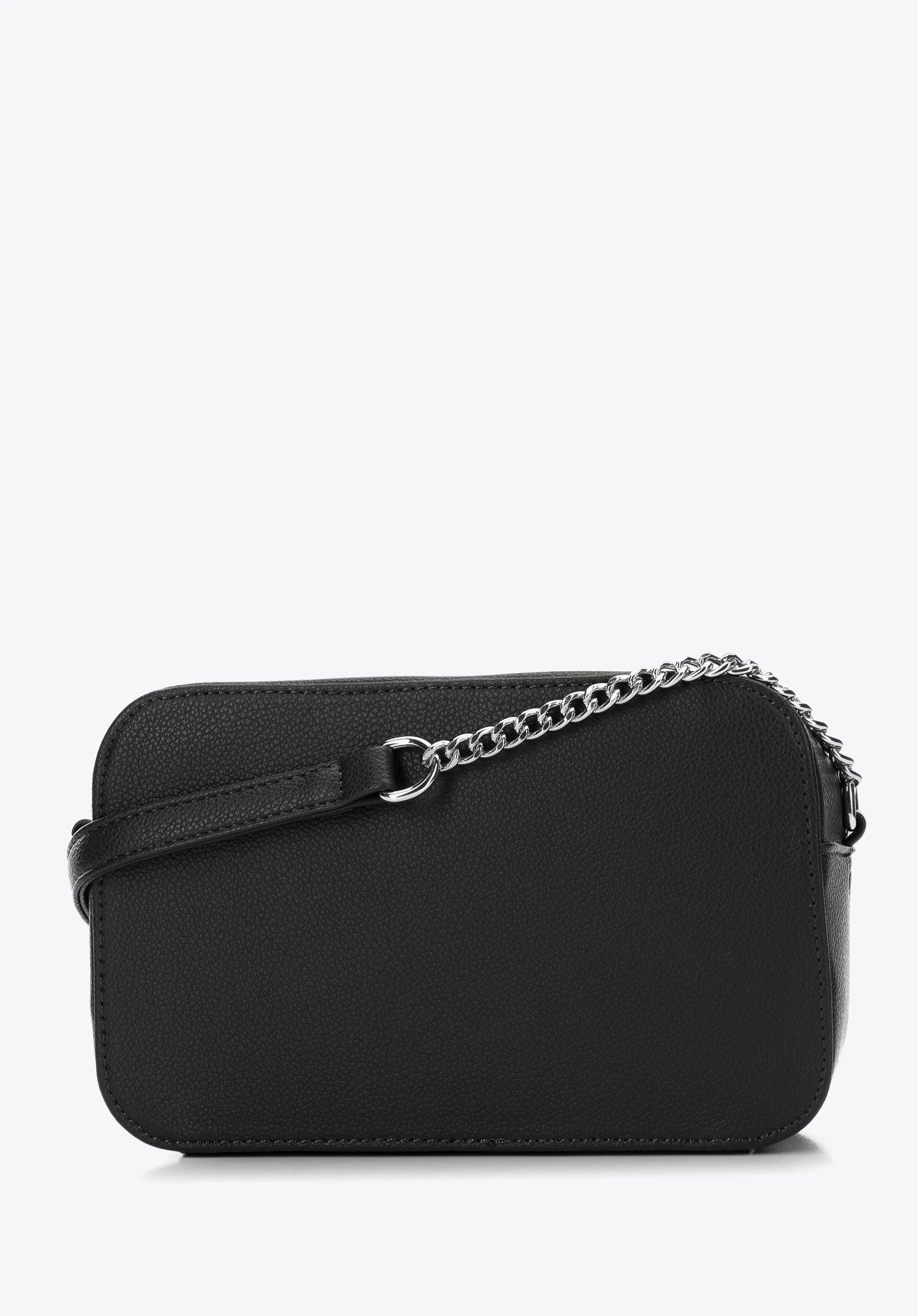 Damska listonoszka pudełkowa z obszytą kieszenią