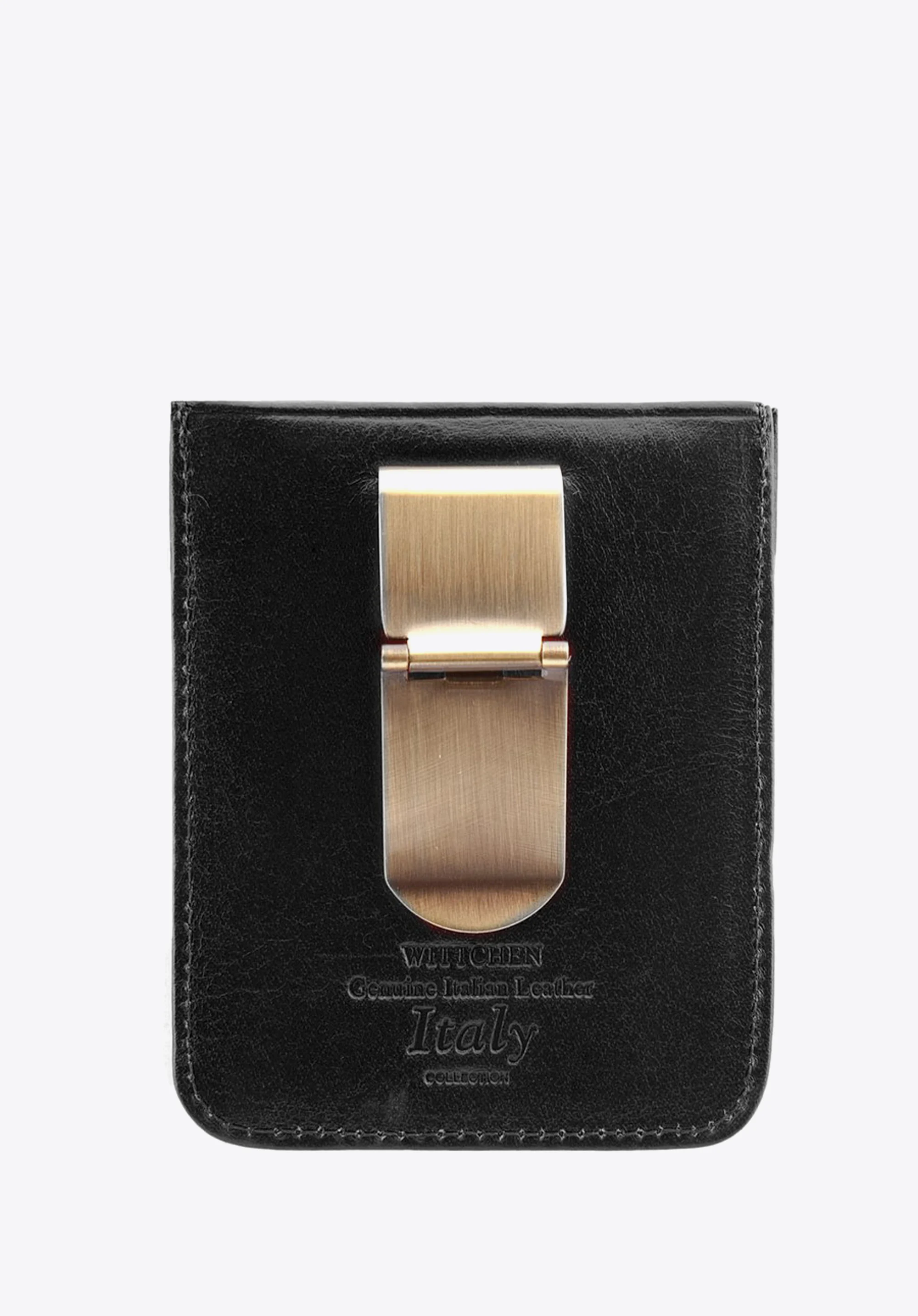 Etui na karty skórzane przezroczyste