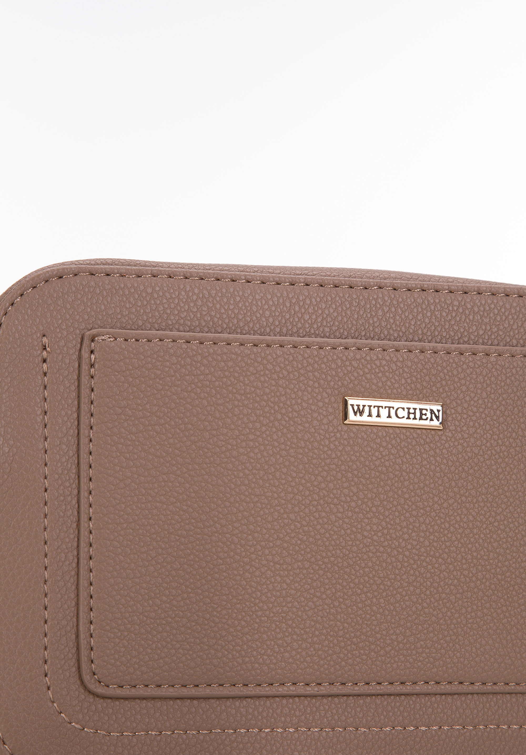 Damska listonoszka pudełkowa z obszytą kieszenią