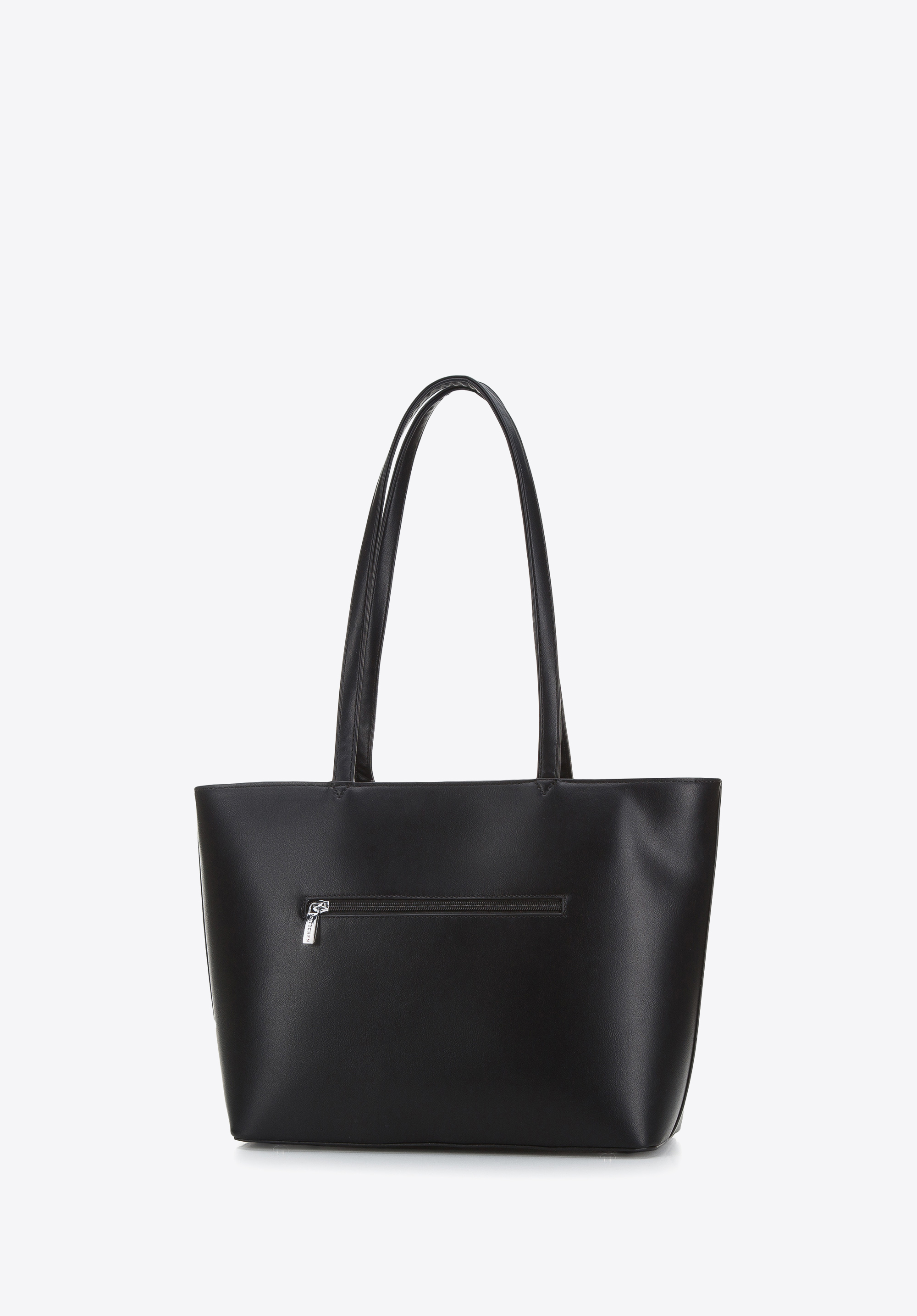 Torebka shopperka z plecionką