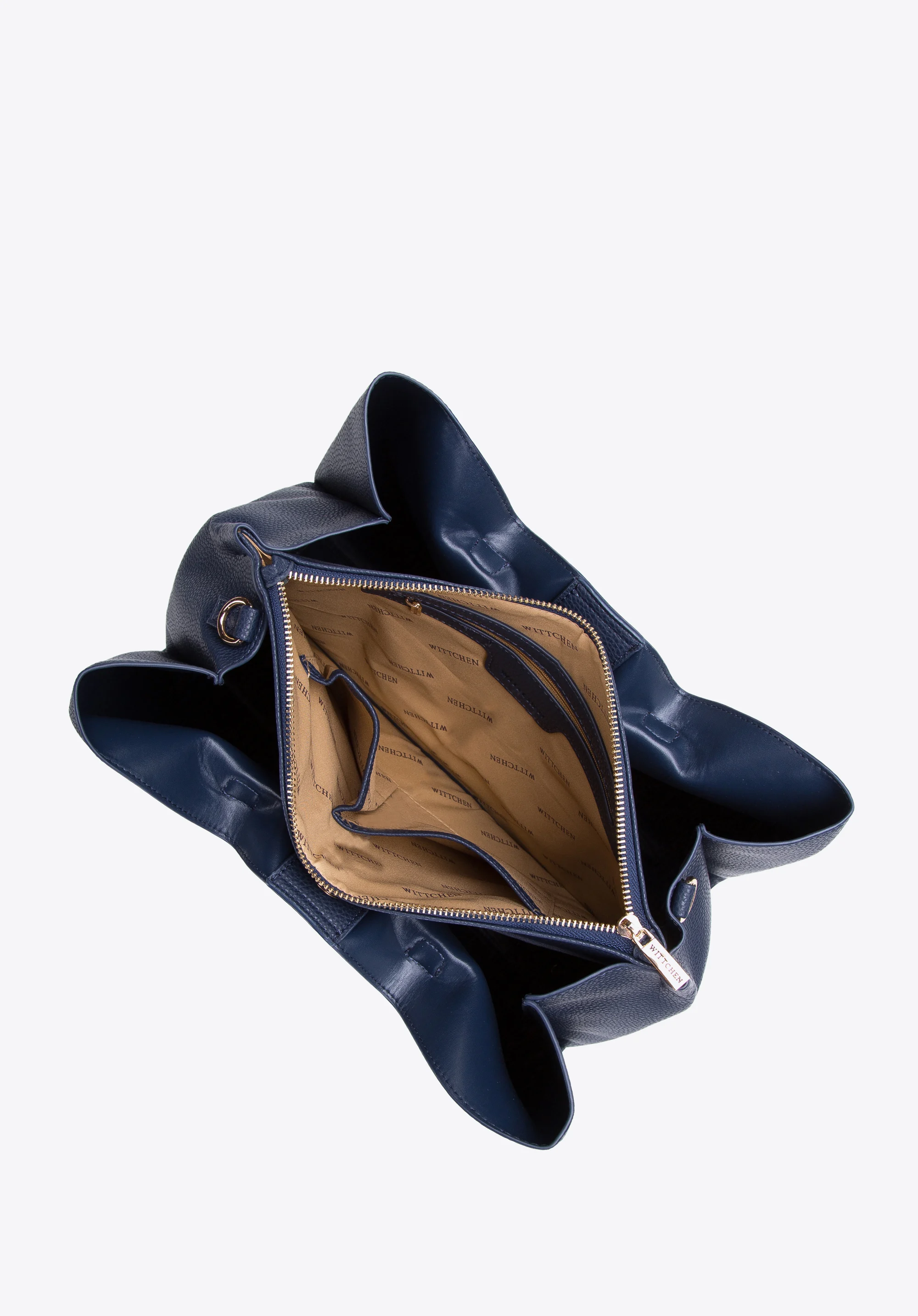 Torba kuferek z zamykaną przegrodą