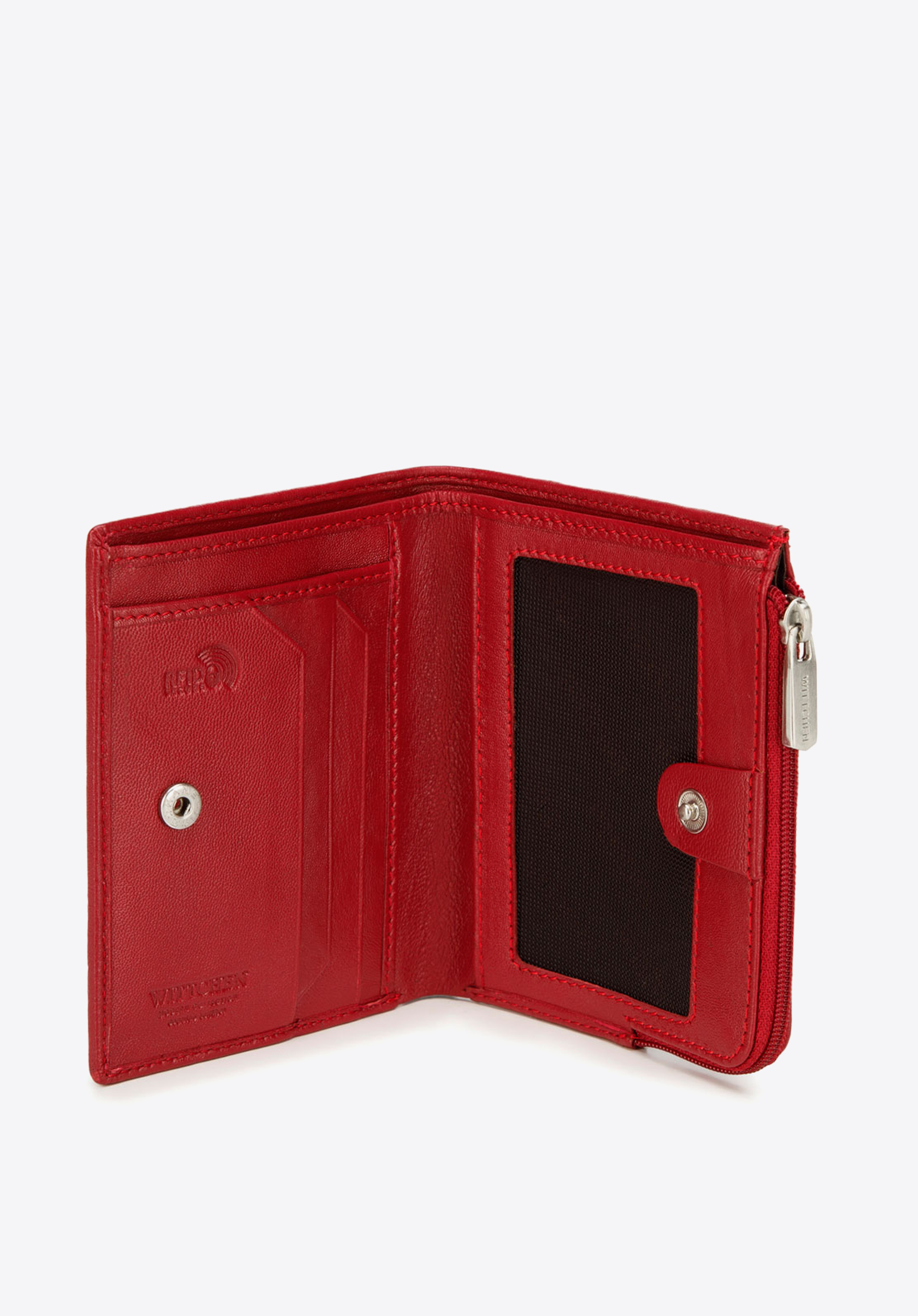 Portfel ze skóry z zapięciem UNISEX