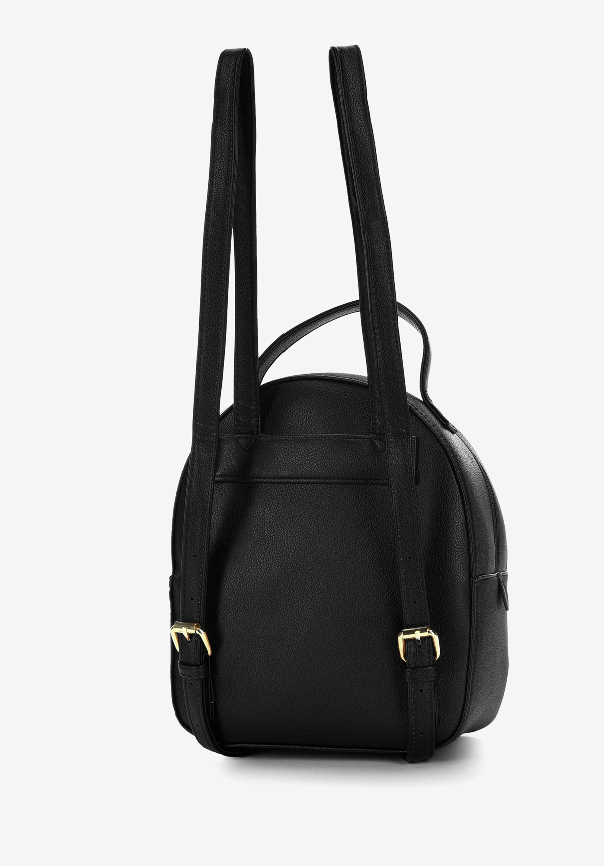 Damski plecak z ekoskóry zaokrąglony mały