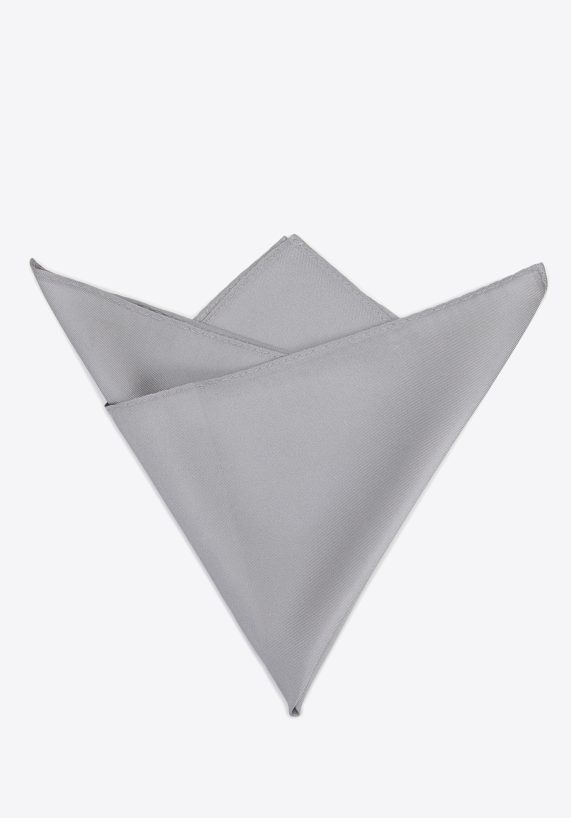 Poszetka z jedwabiu jednokolorowa