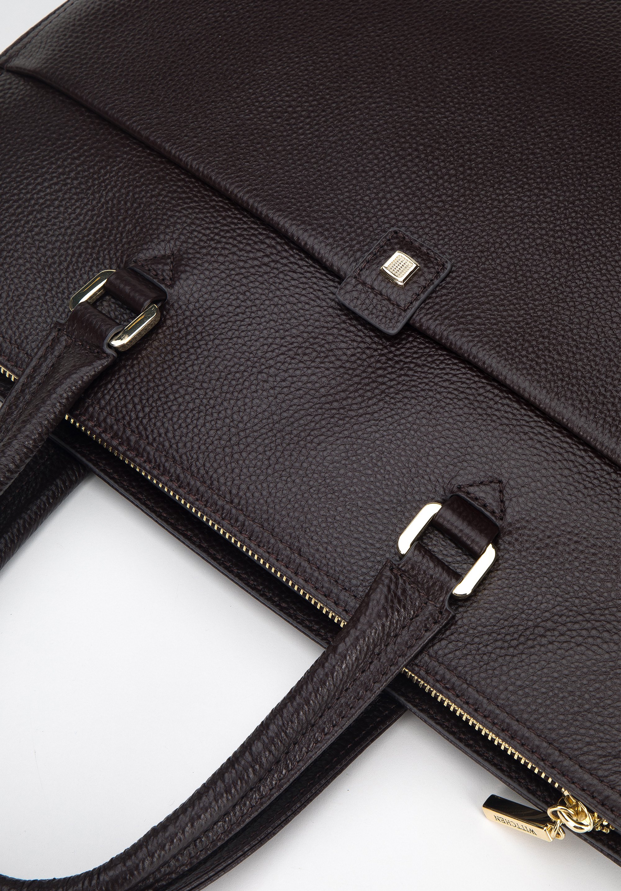 Damska torba na laptopa 12” skórzana z etui