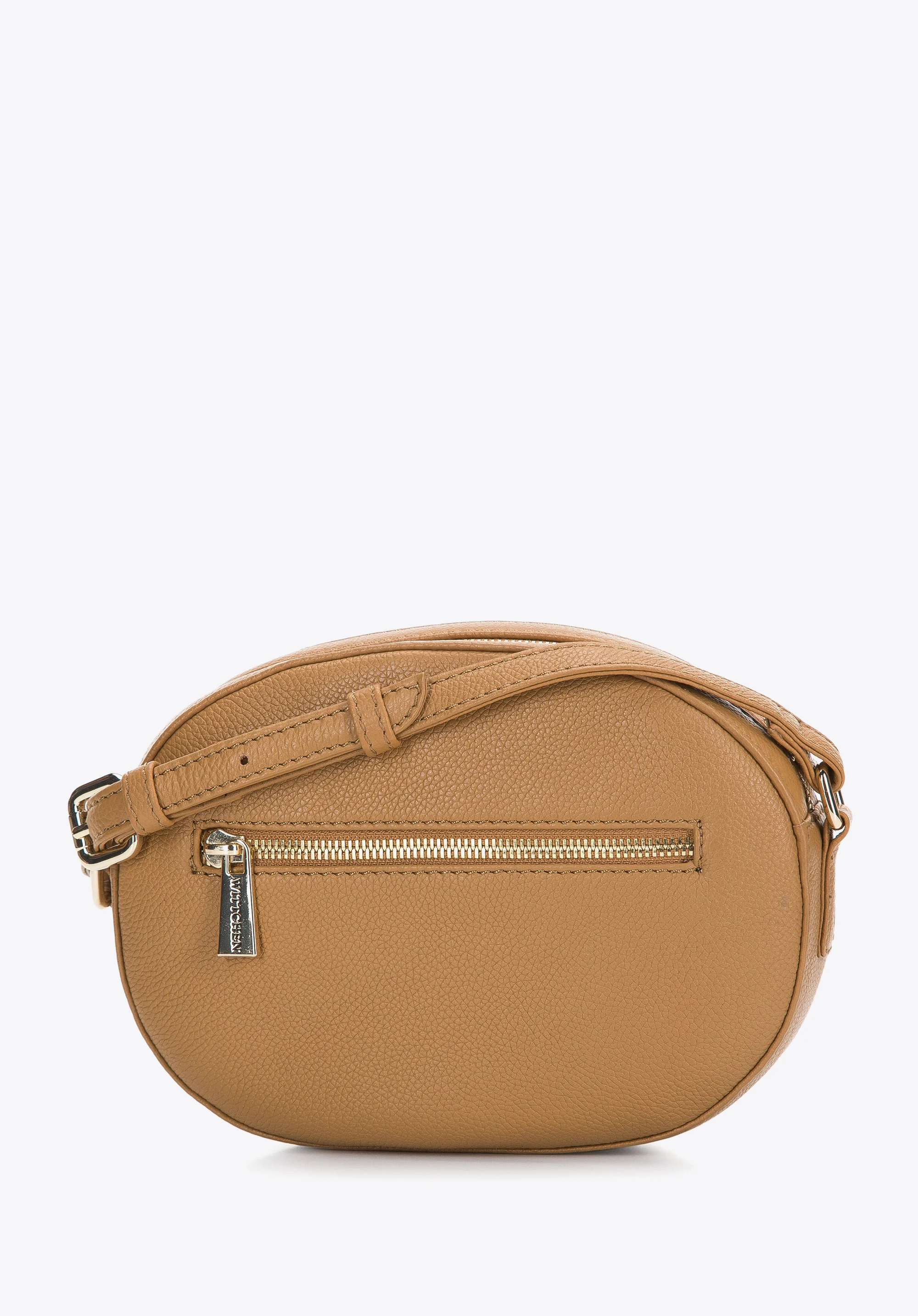 Damska listonoszka skórzana owalna