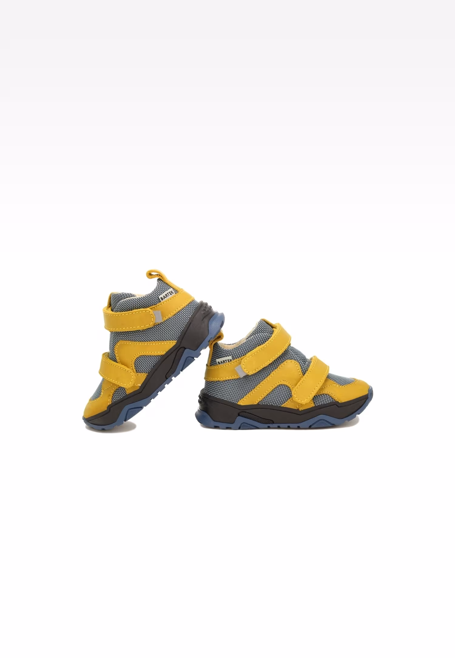 Sneakers BARTEK 11711009, dla chłopców, niebiesko-żółty