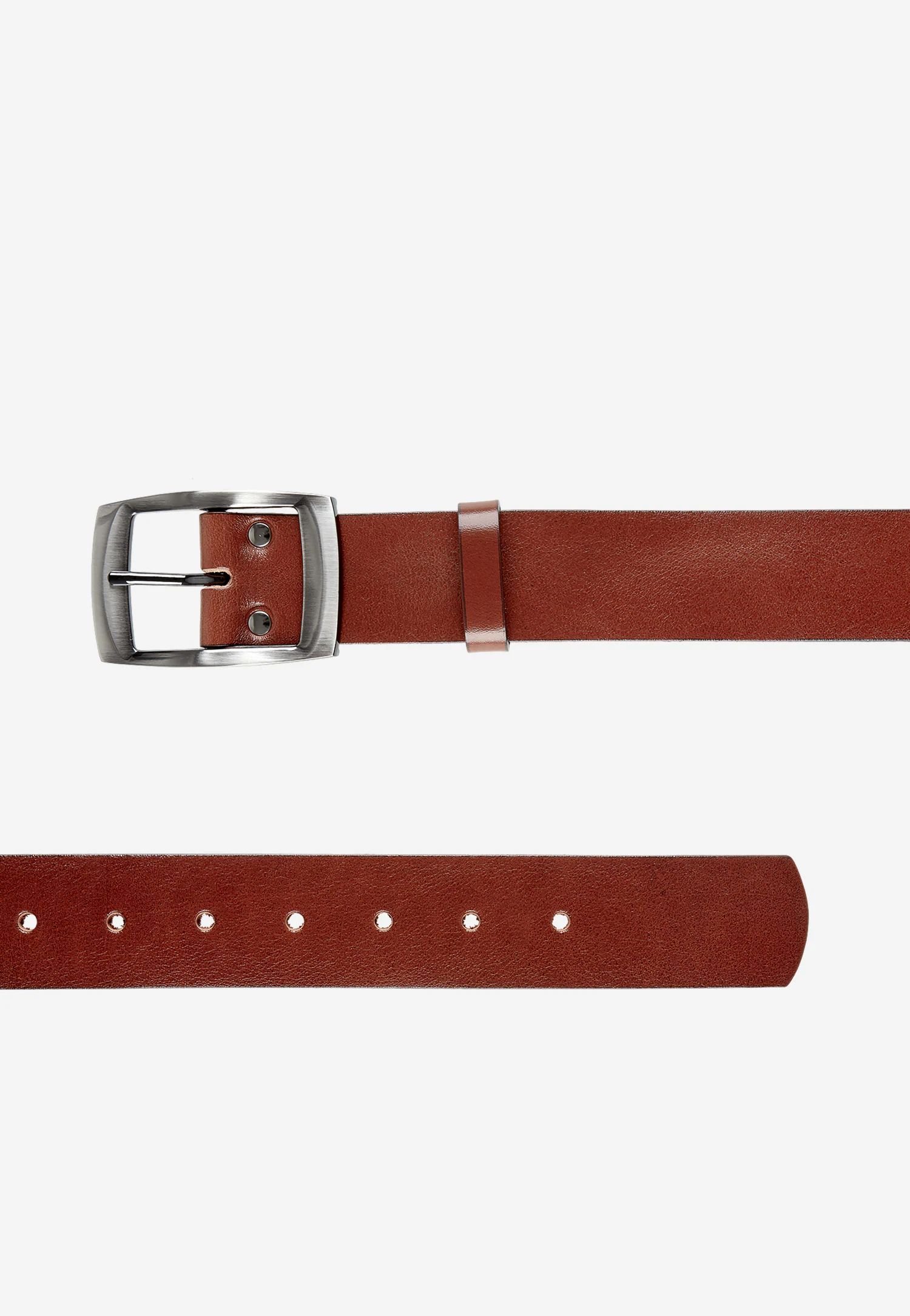 Beżowy pasek damski z dwoiny welurowej