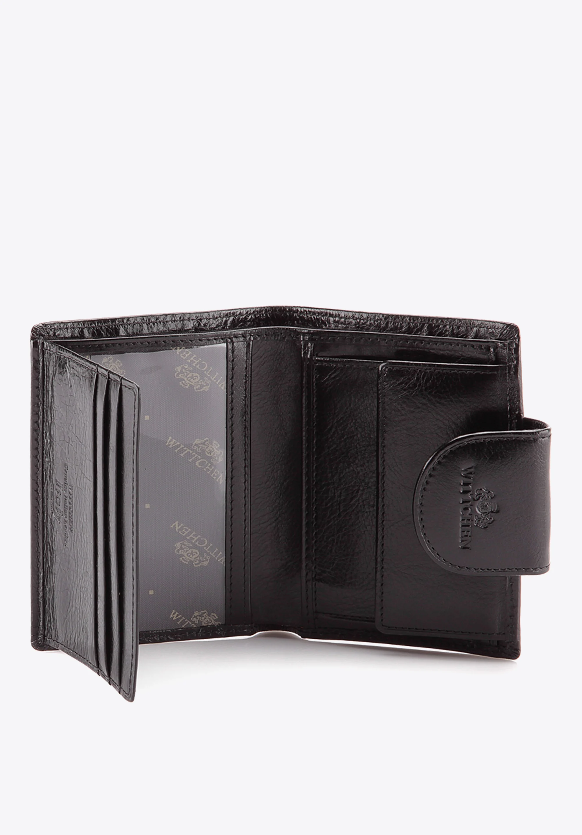 Damski portfel skórzany z elegancką napą