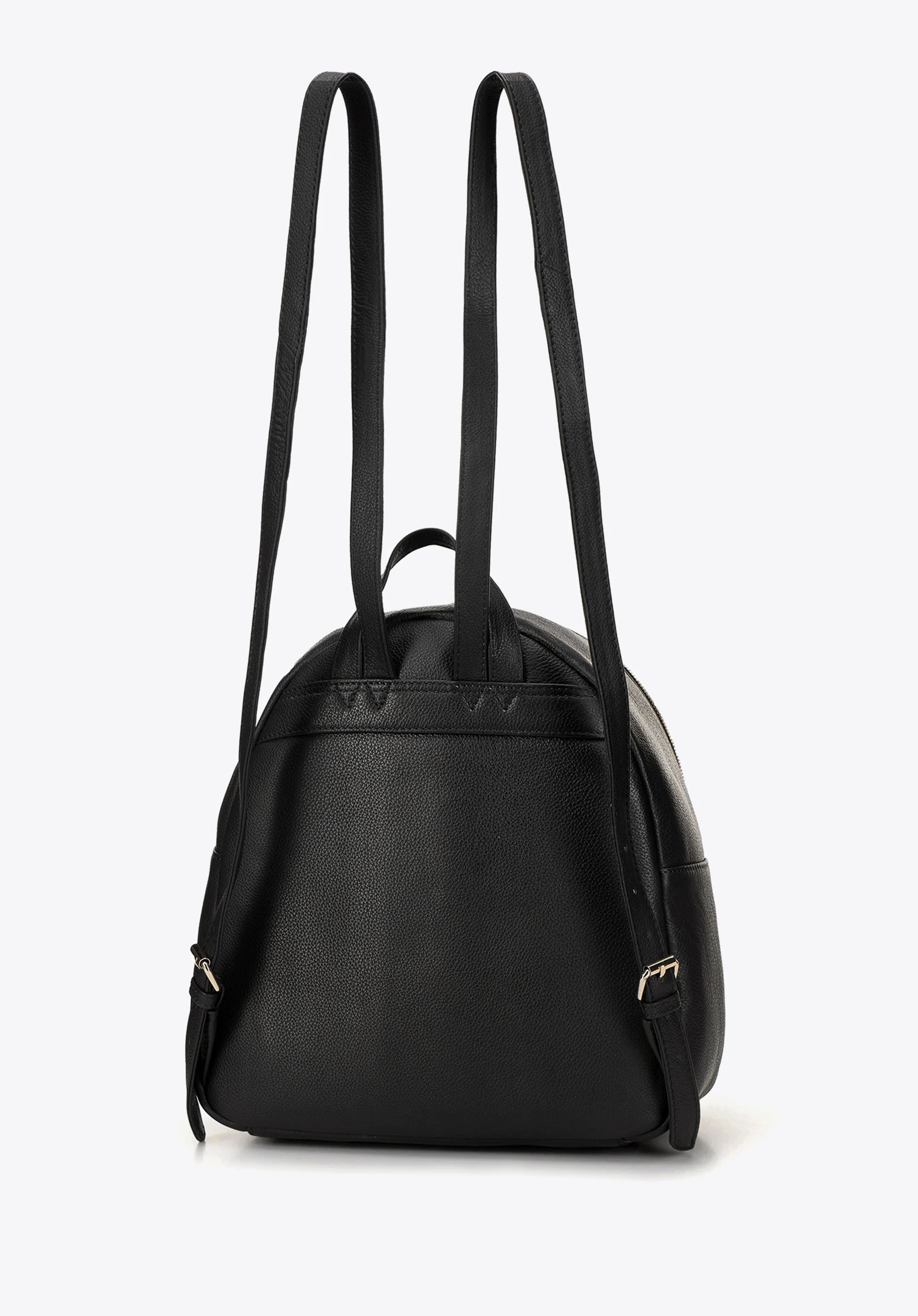 Damski plecak skórzany z przeszyciami