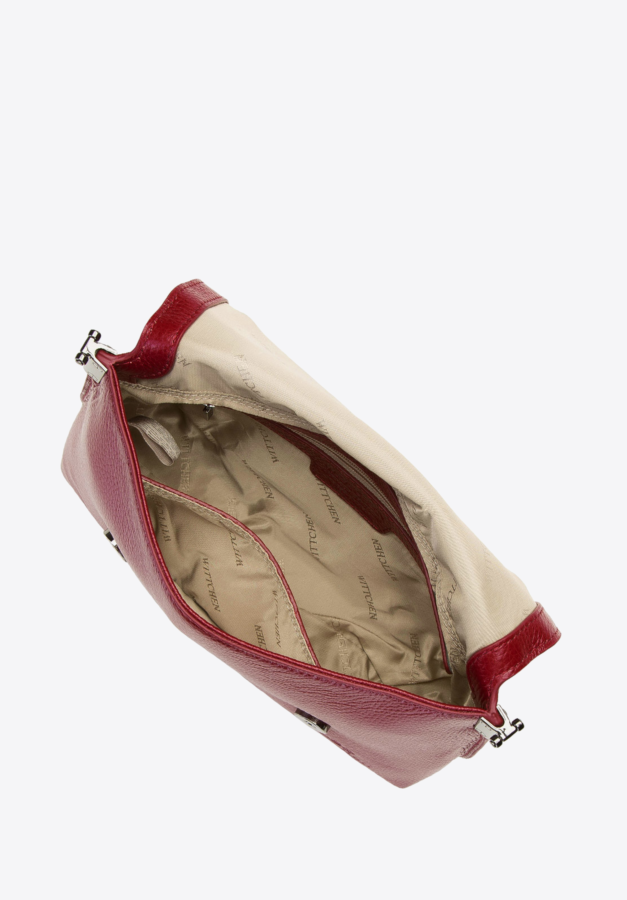 Damska listonoszka skórzana z grubym łańcuchem