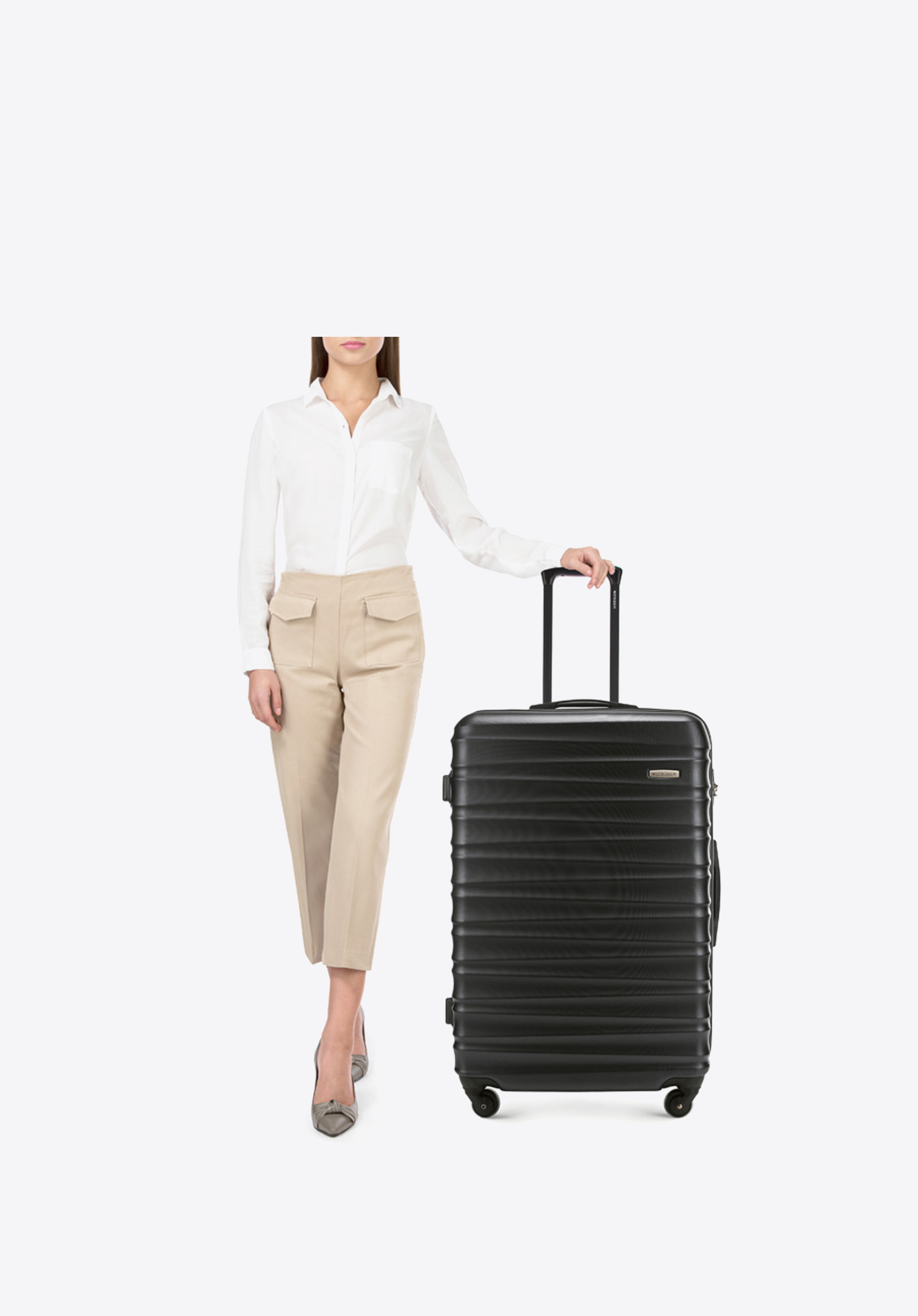 Kosmetyczka podróżna z ABS-u z żebrowaniem