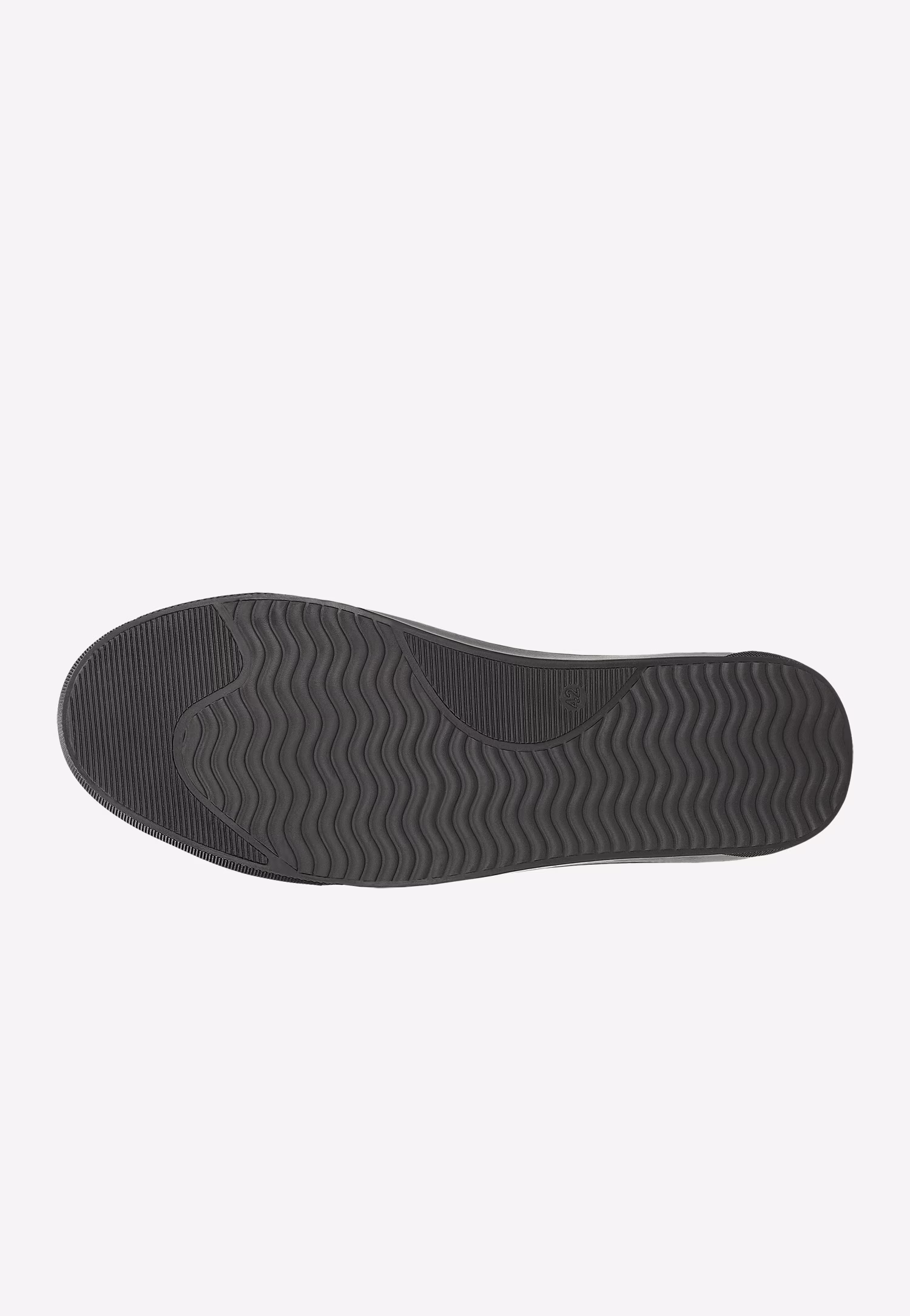 Czarne skórzane trampki męskie ze wstawkami z dwoiny