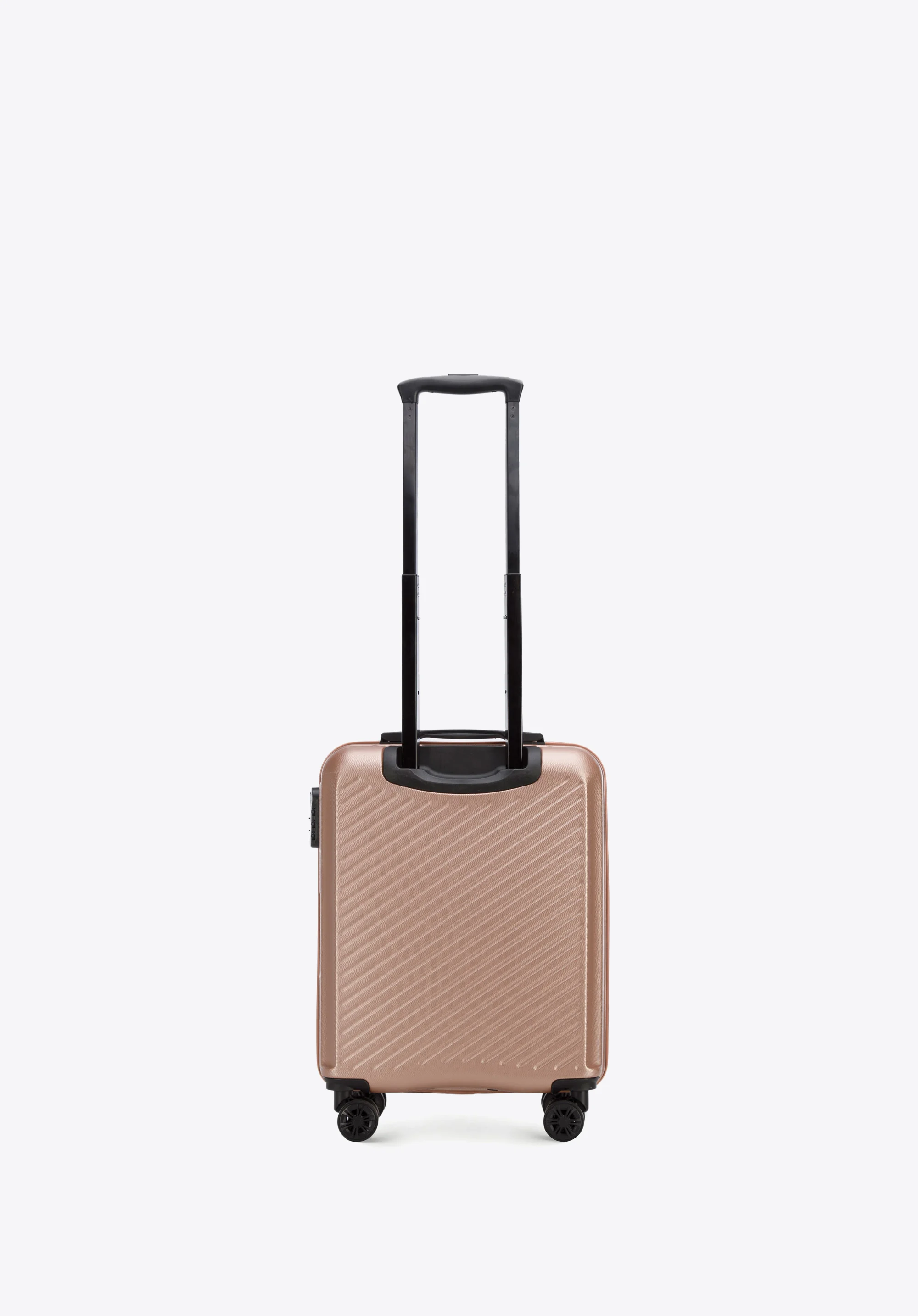 Walizka kabinowa z ABS-u w ukośne paski